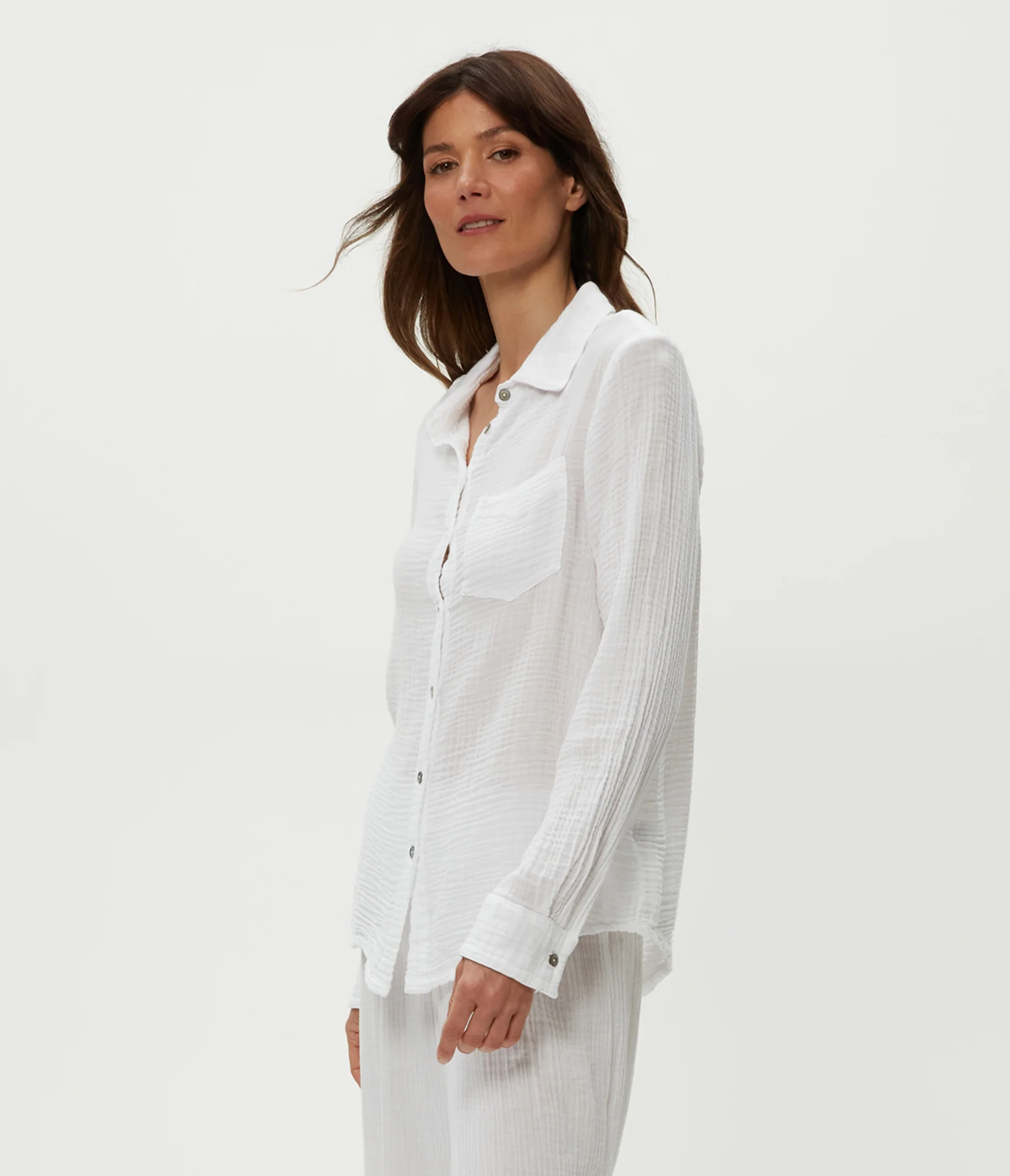 Ernie Gauze Button Down Shirt - Image 21