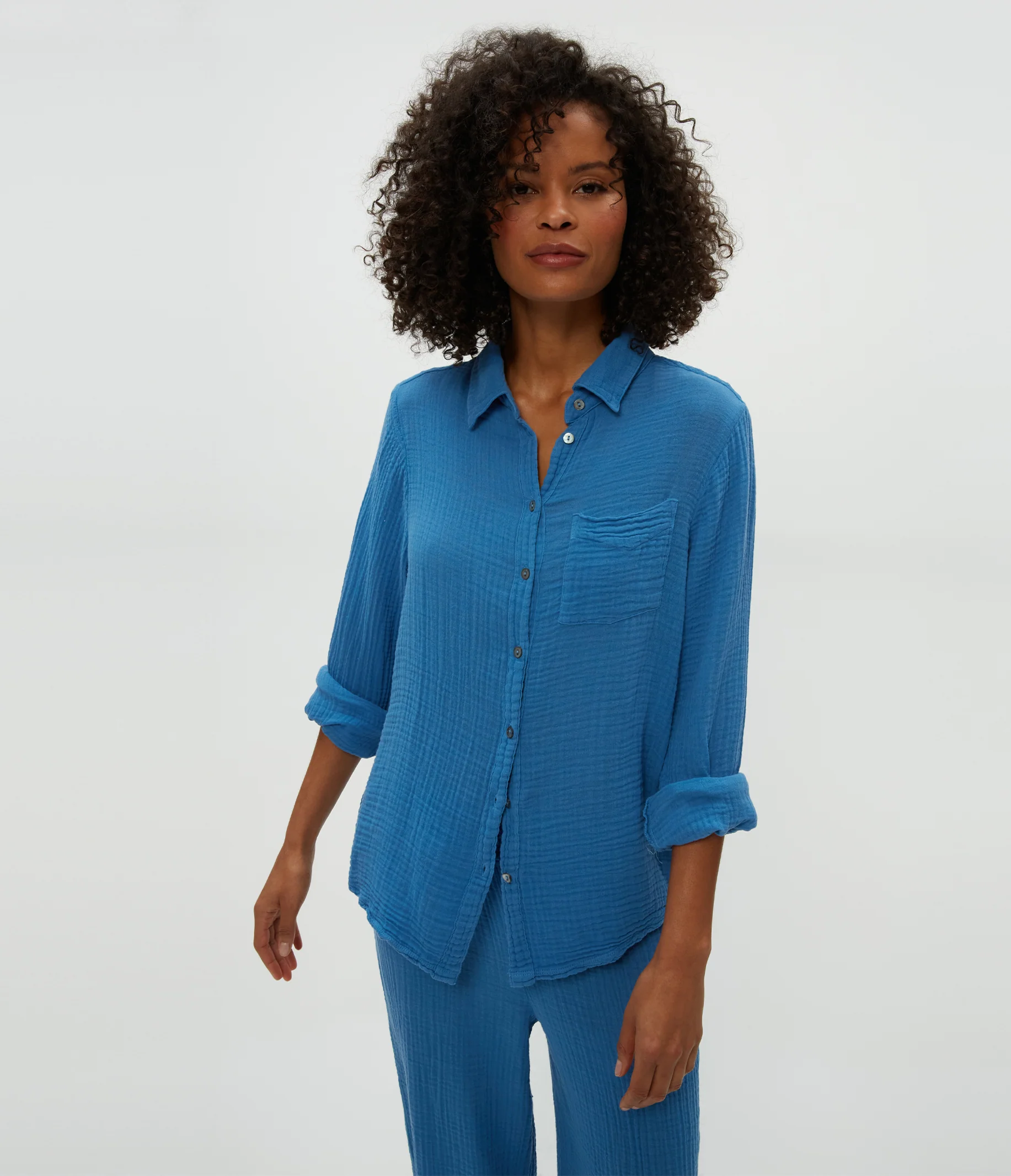 Ernie Gauze Button Down Shirt - Image 22