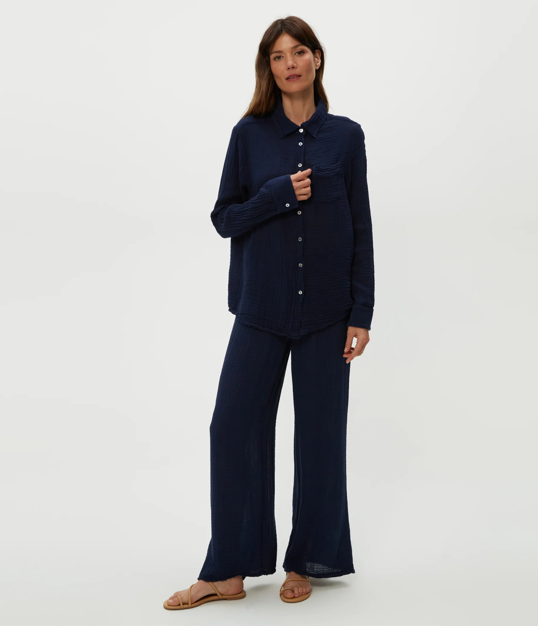 Ernie Gauze Button Down Shirt - Image 27