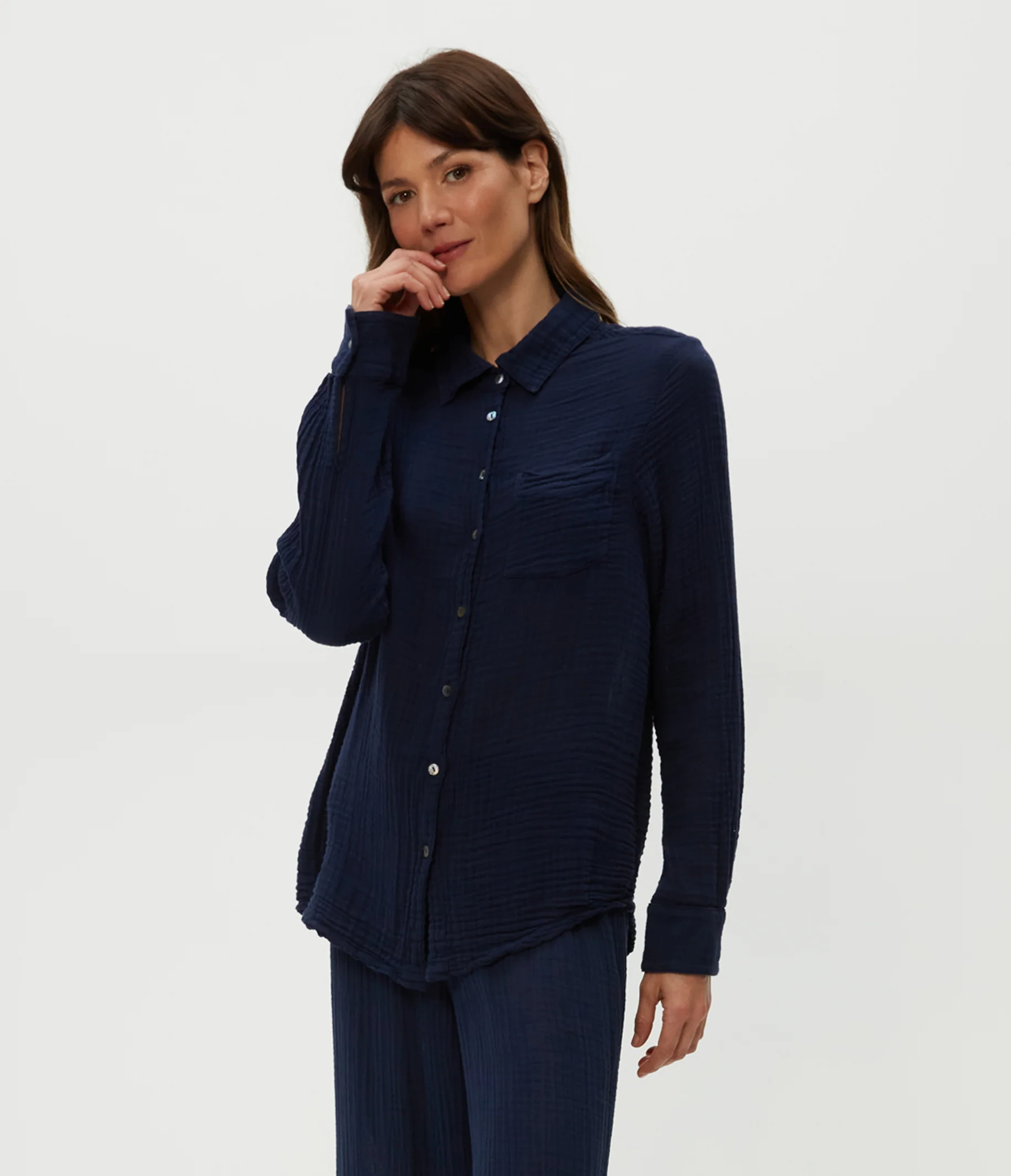 Ernie Gauze Button Down Shirt - Image 28