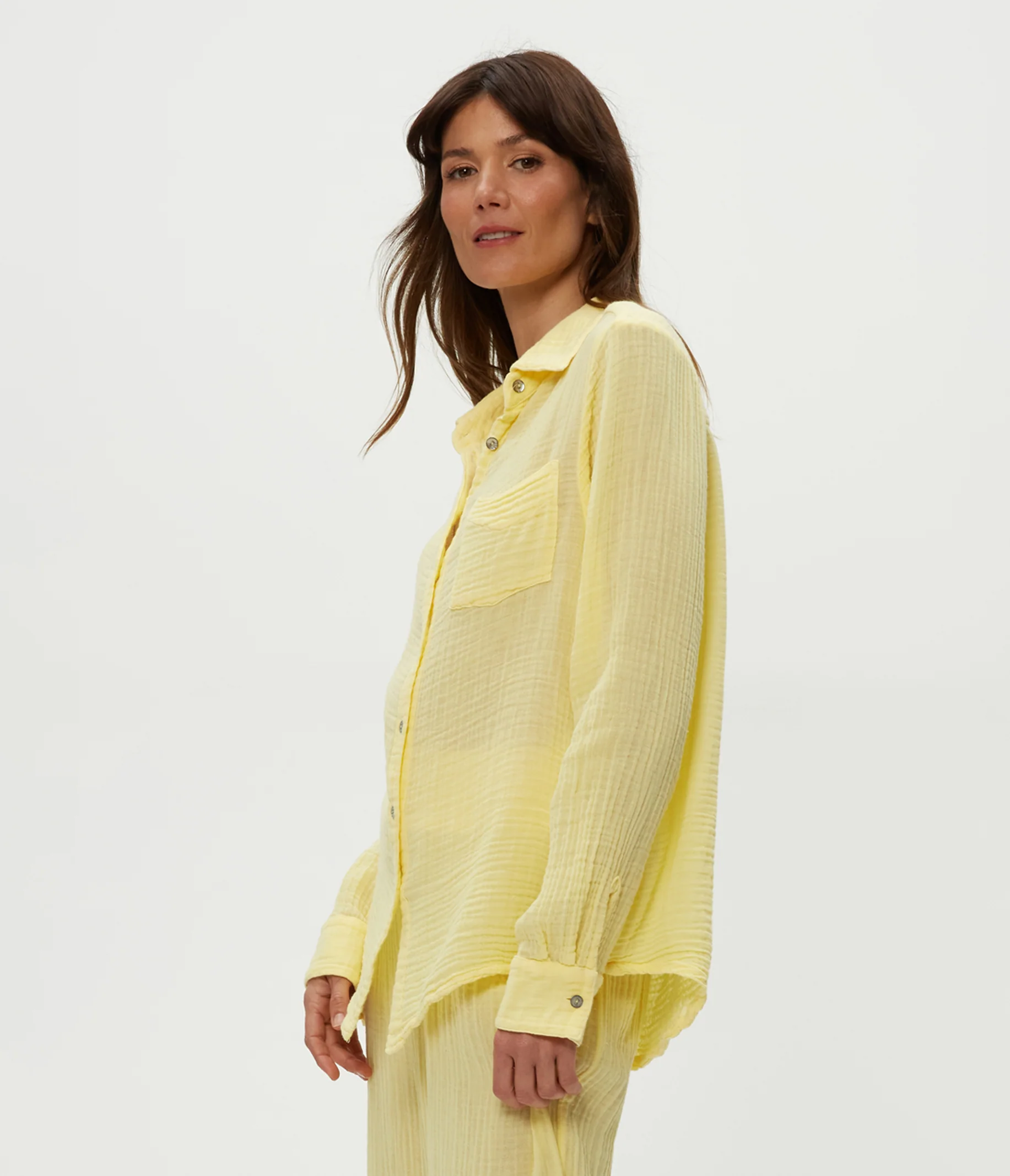 Ernie Gauze Button Down Shirt - Image 3