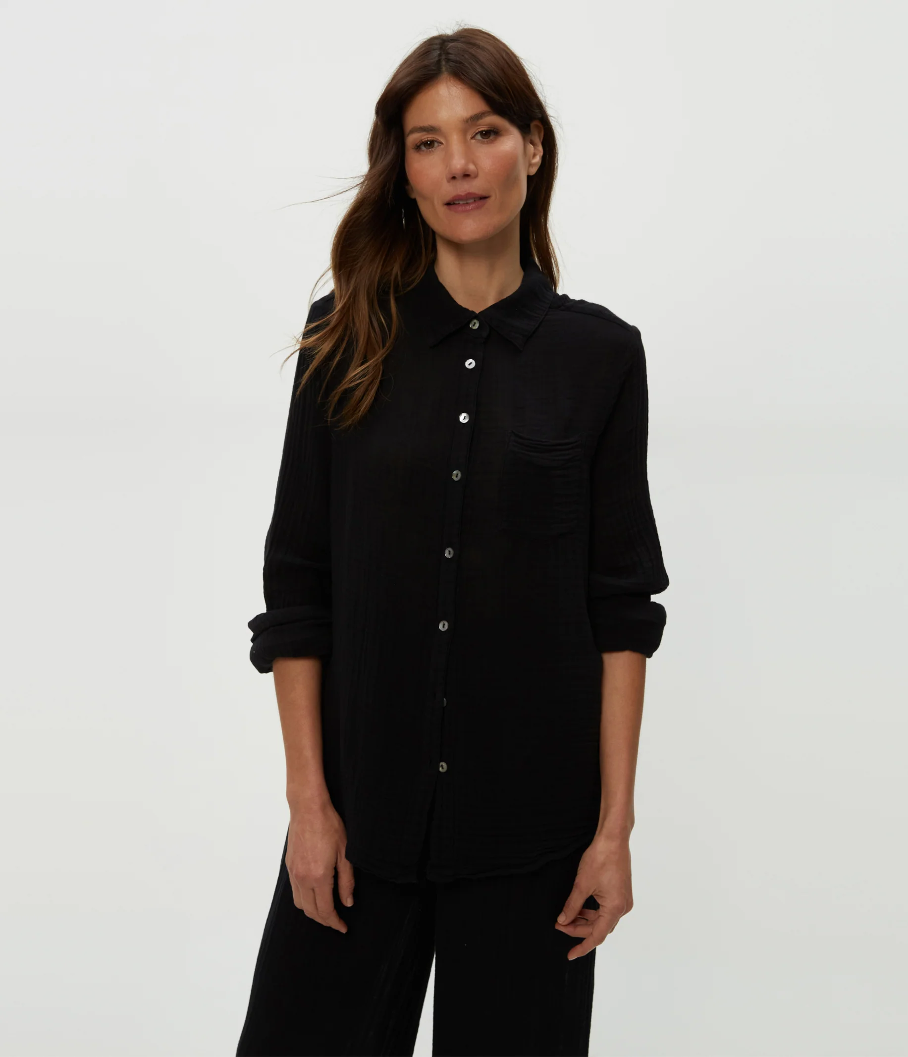 Ernie Gauze Button Down Shirt - Image 30