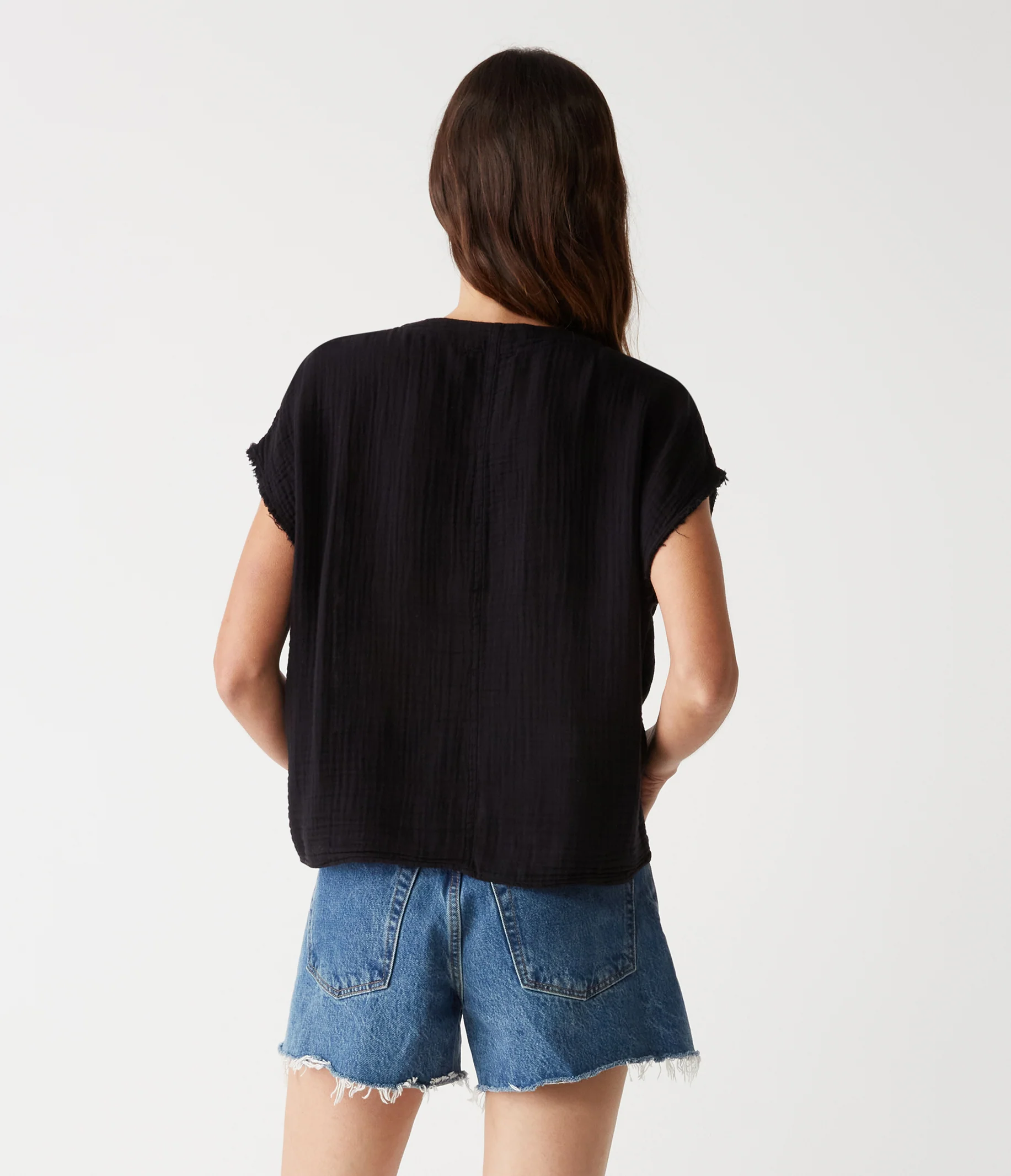 Evie Gauze Surplice Top - Image 16