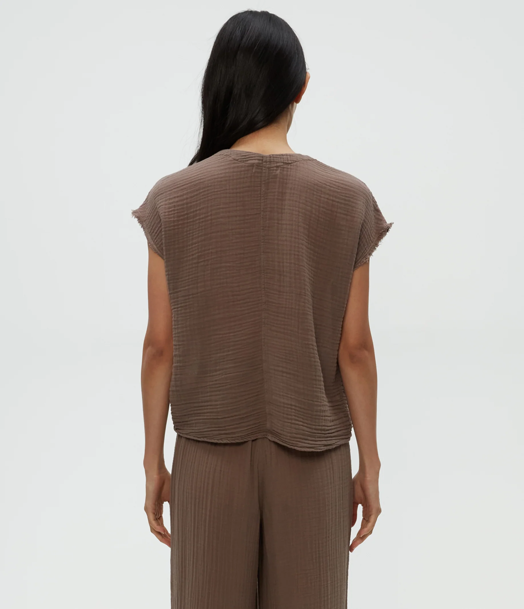 Evie Gauze Surplice Top - Image 24