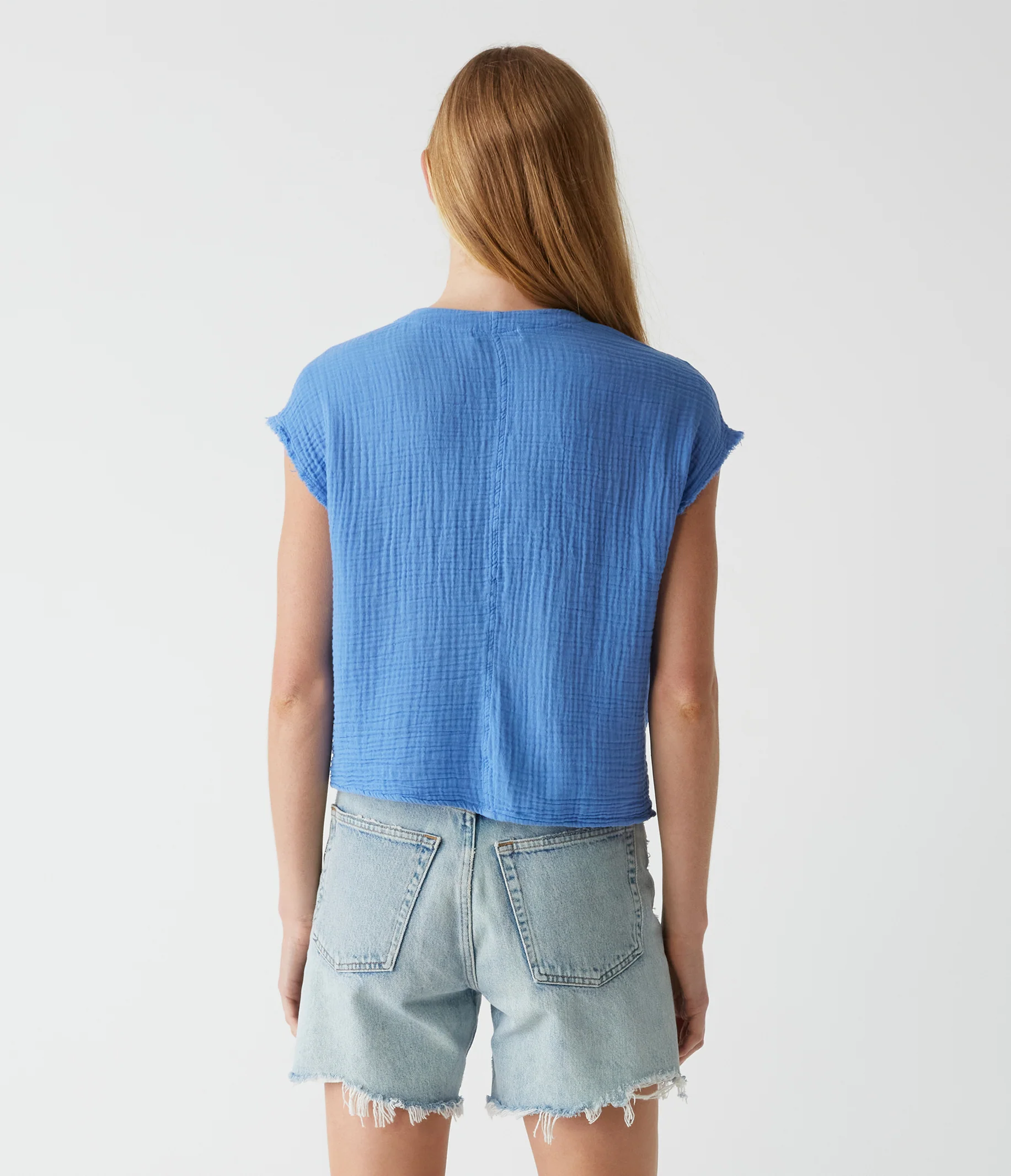 Evie Gauze Surplice Top - Image 51