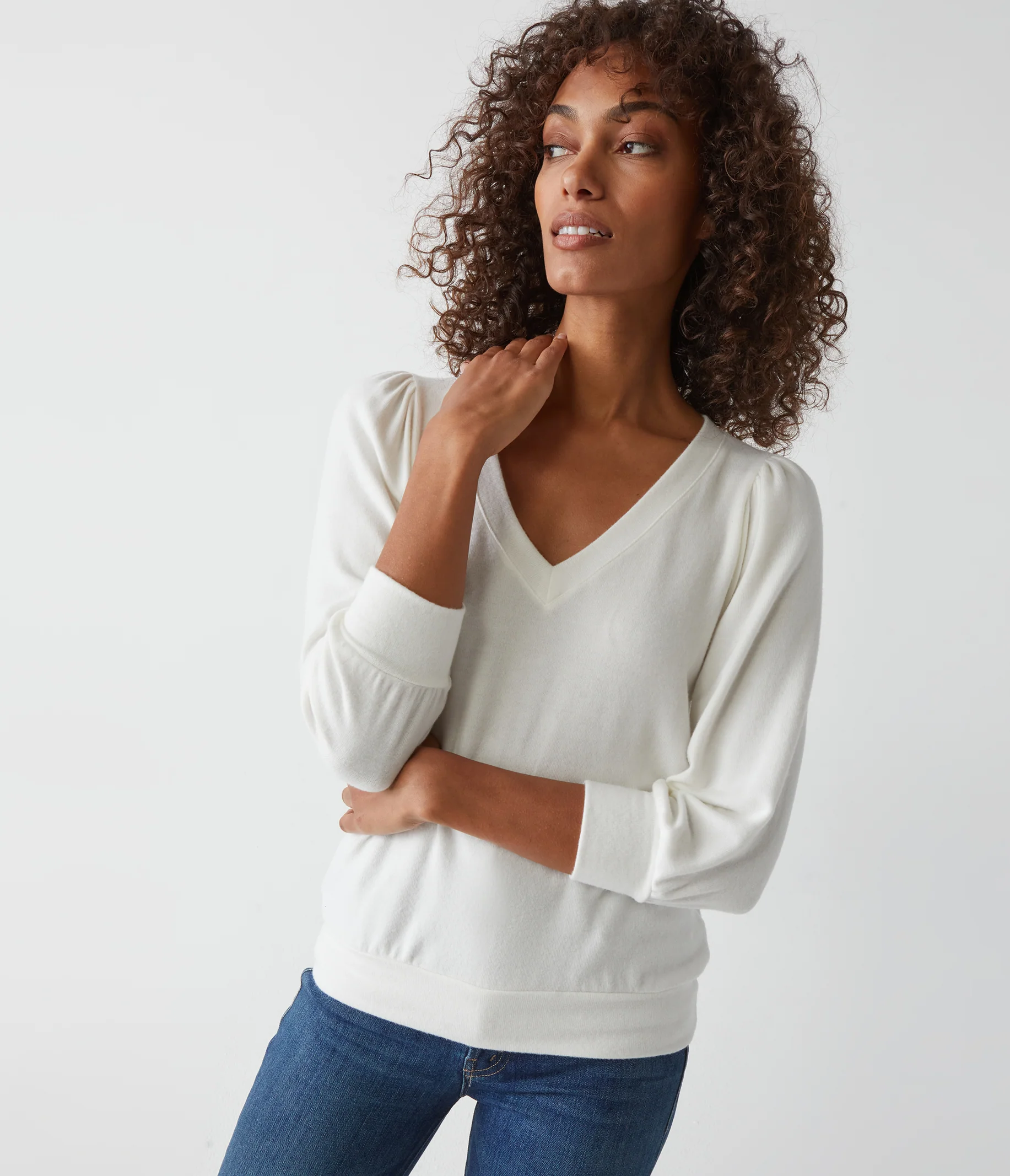 Gabriella V-Neck Top - Image 36