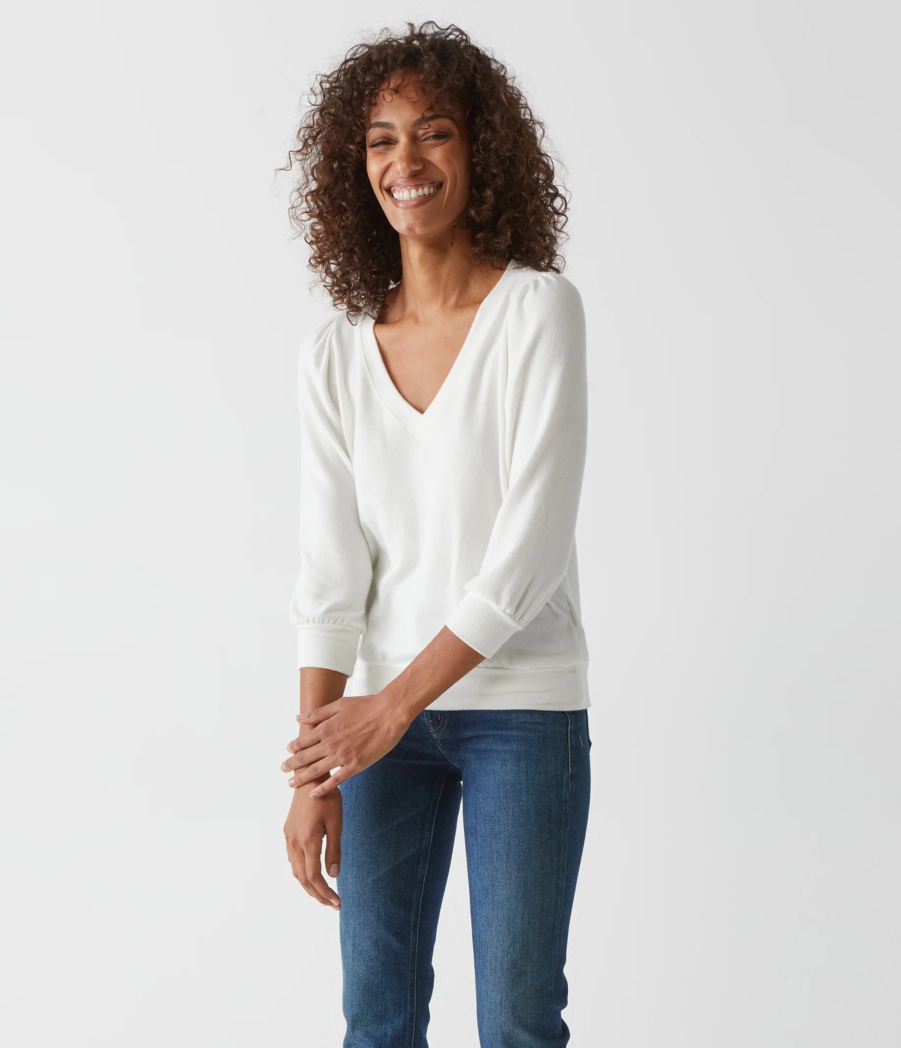 Gabriella V-Neck Top - Image 38