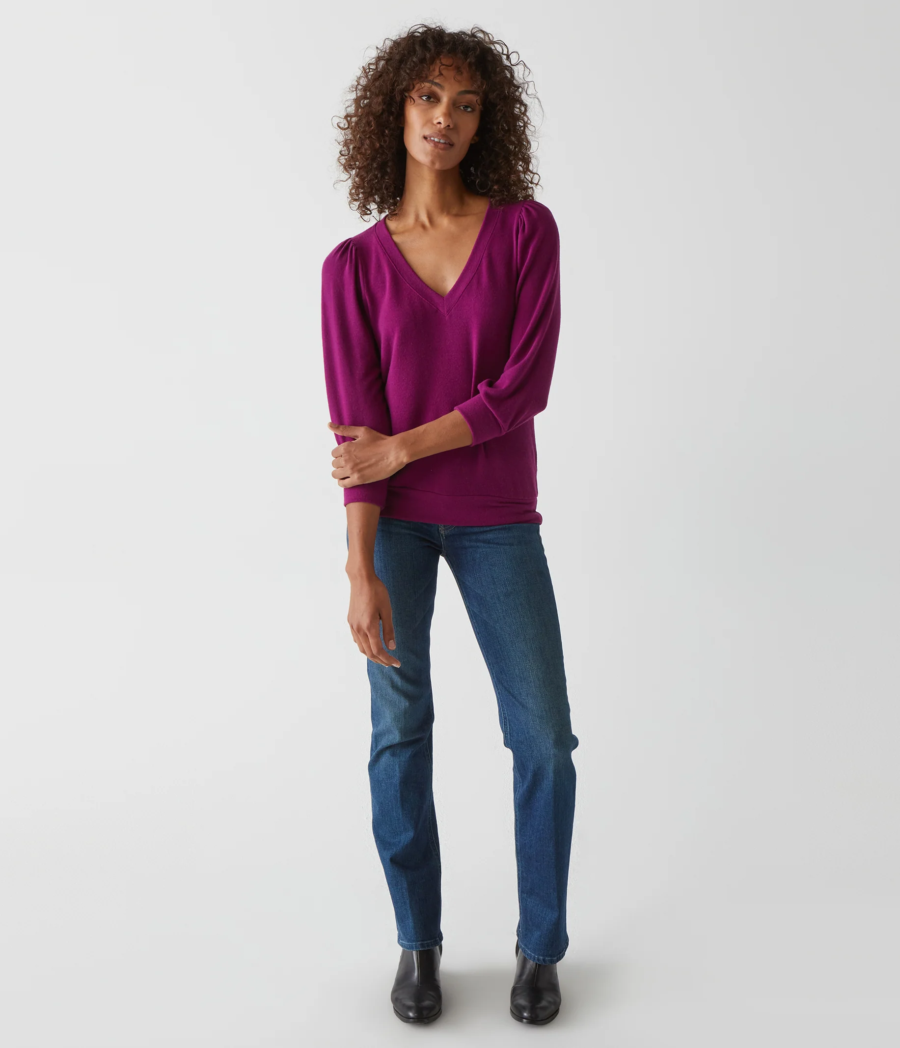 Gabriella V-Neck Top - Image 41