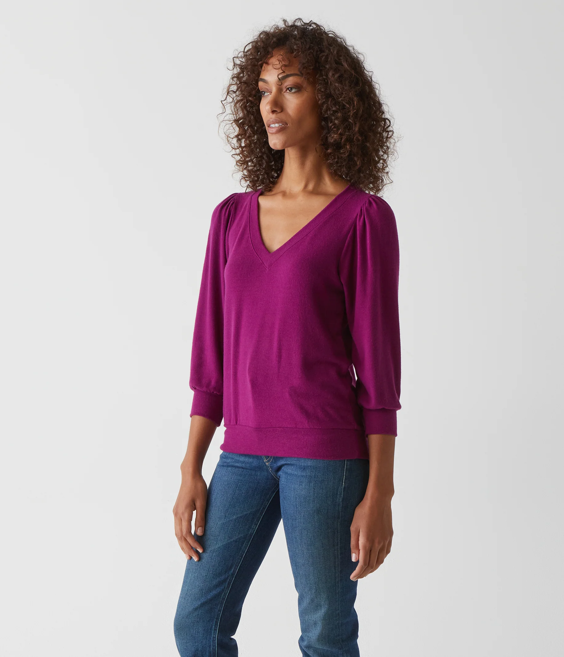 Gabriella V-Neck Top - Image 42