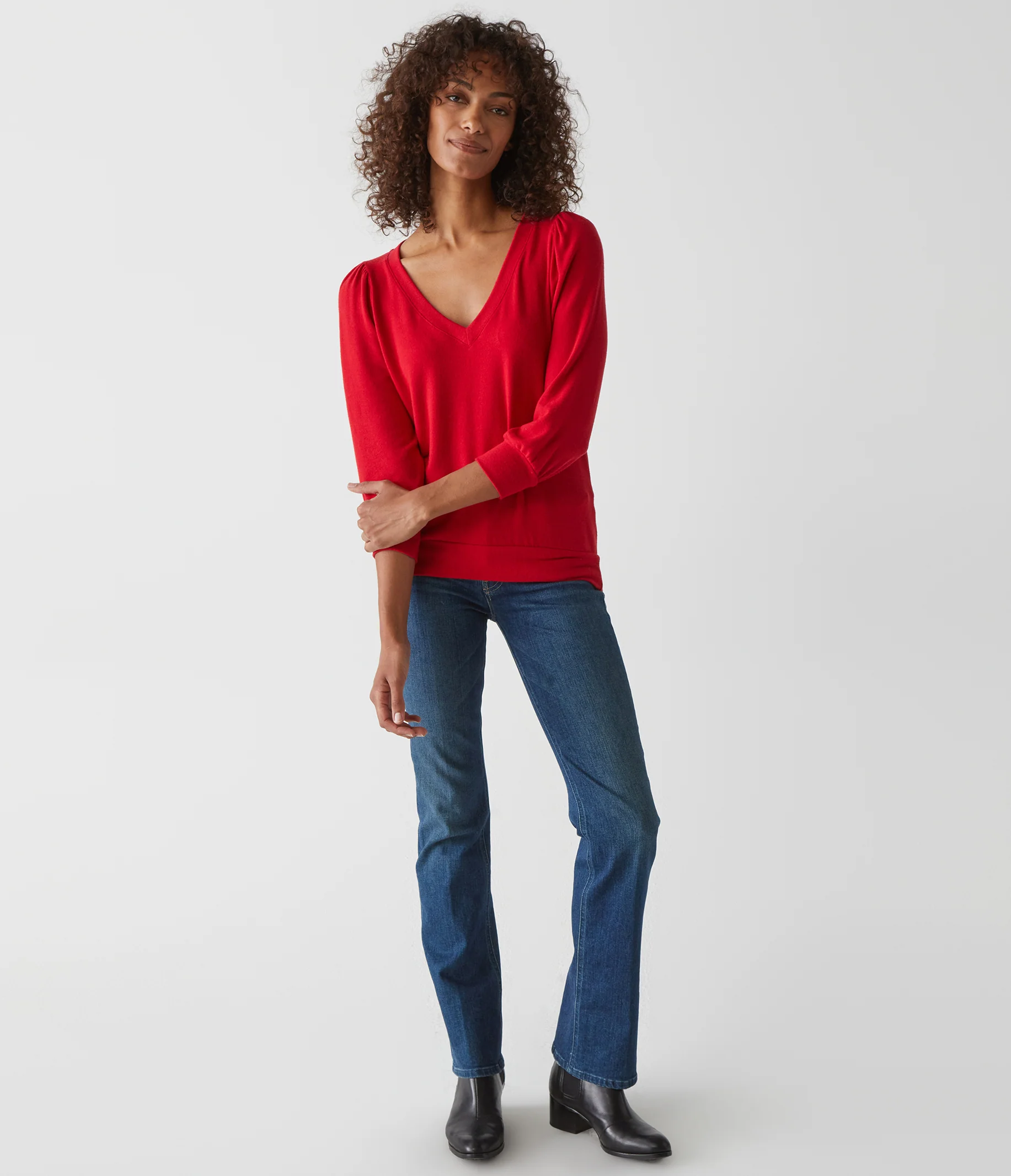 Gabriella V-Neck Top - Image 45