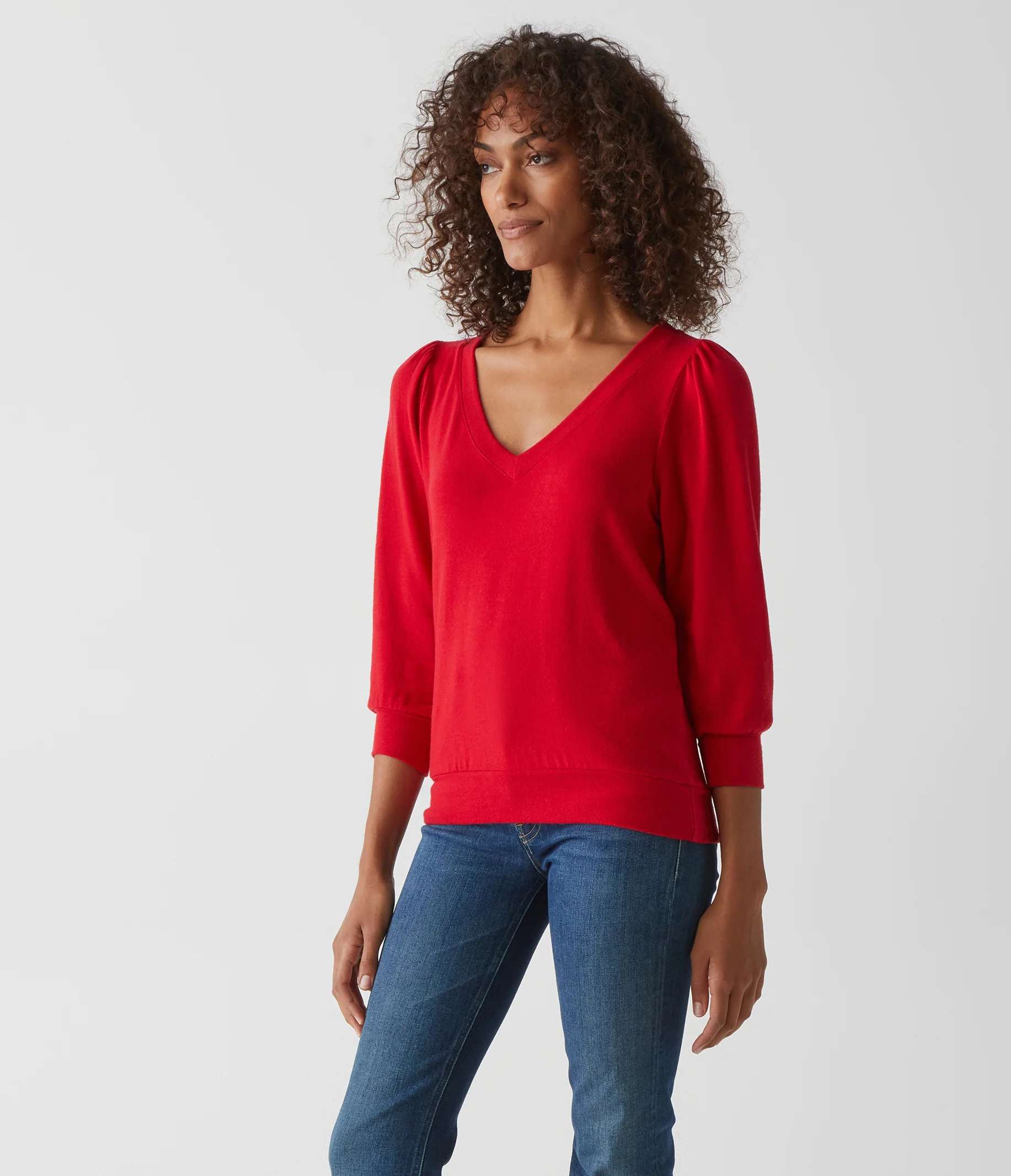 Gabriella V-Neck Top - Image 46