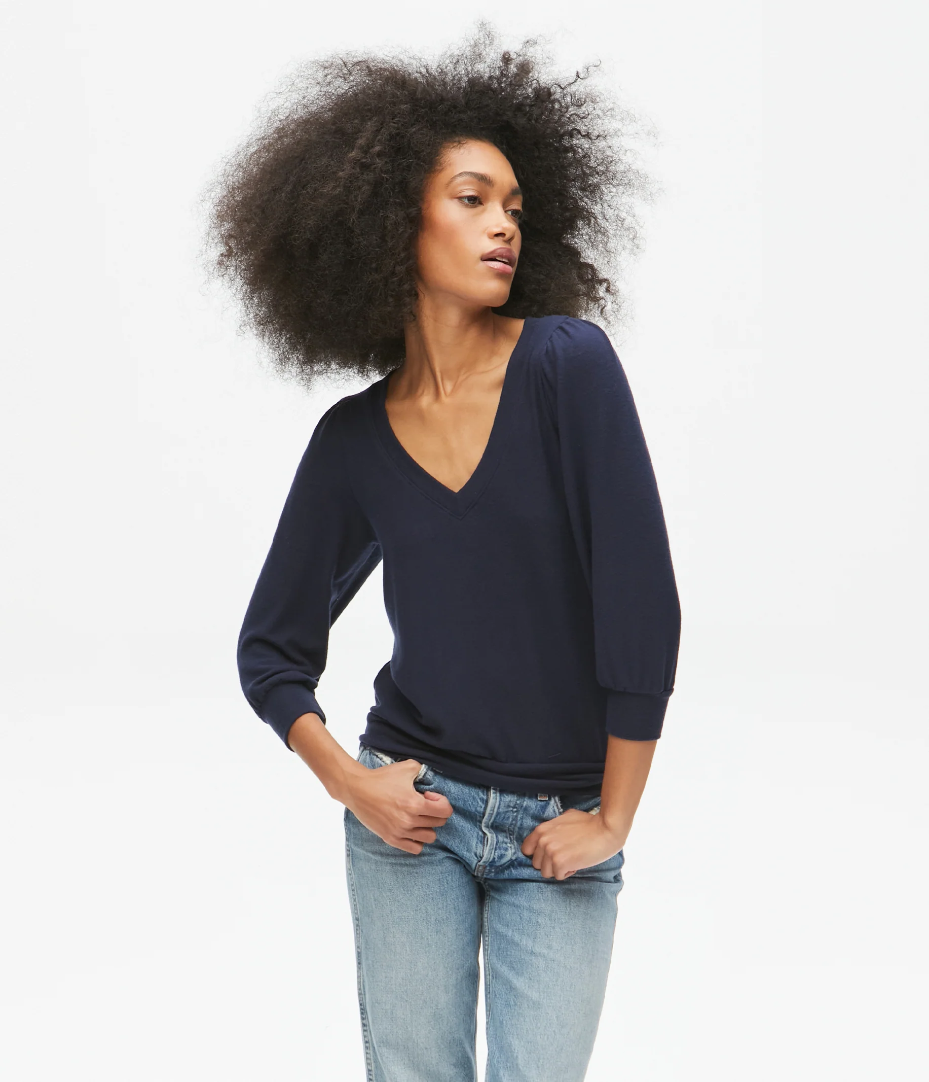 Gabriella V-Neck Top - Image 49