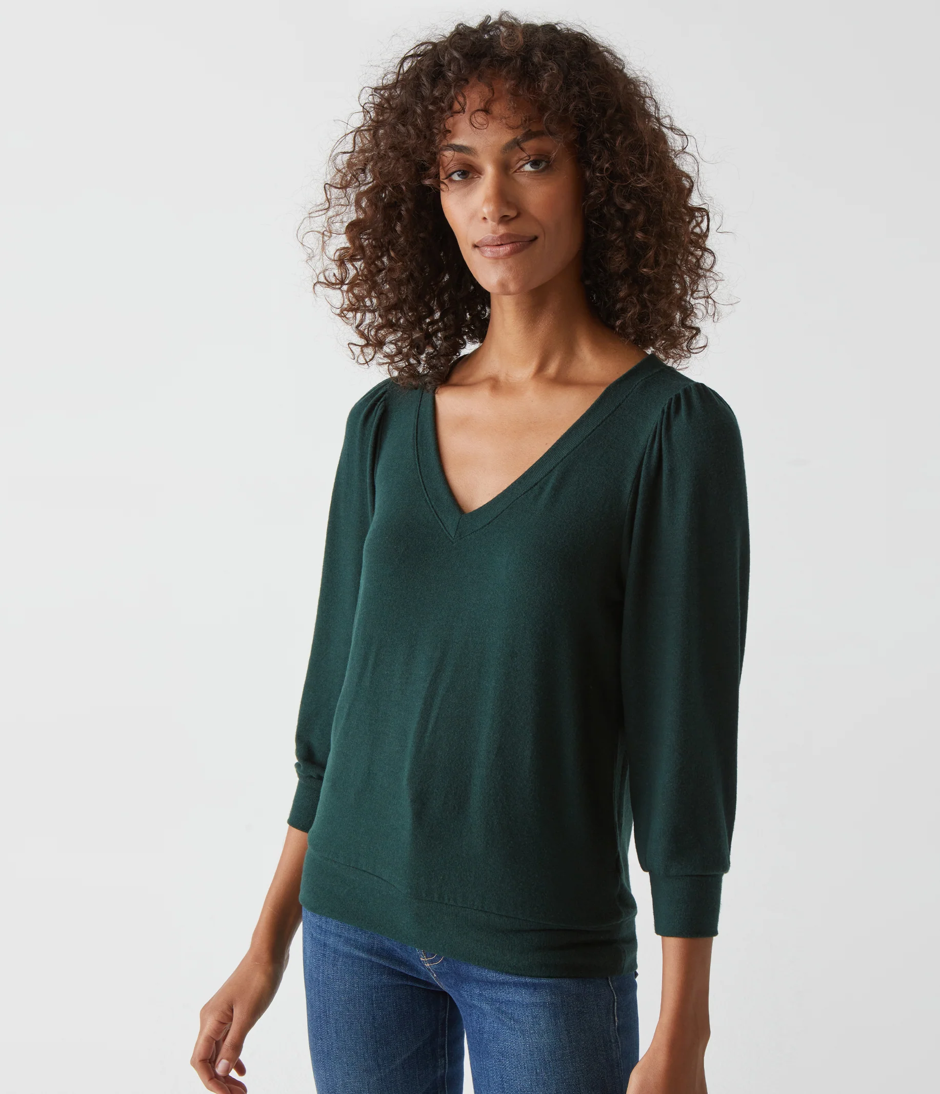 Gabriella V-Neck Top - Image 51