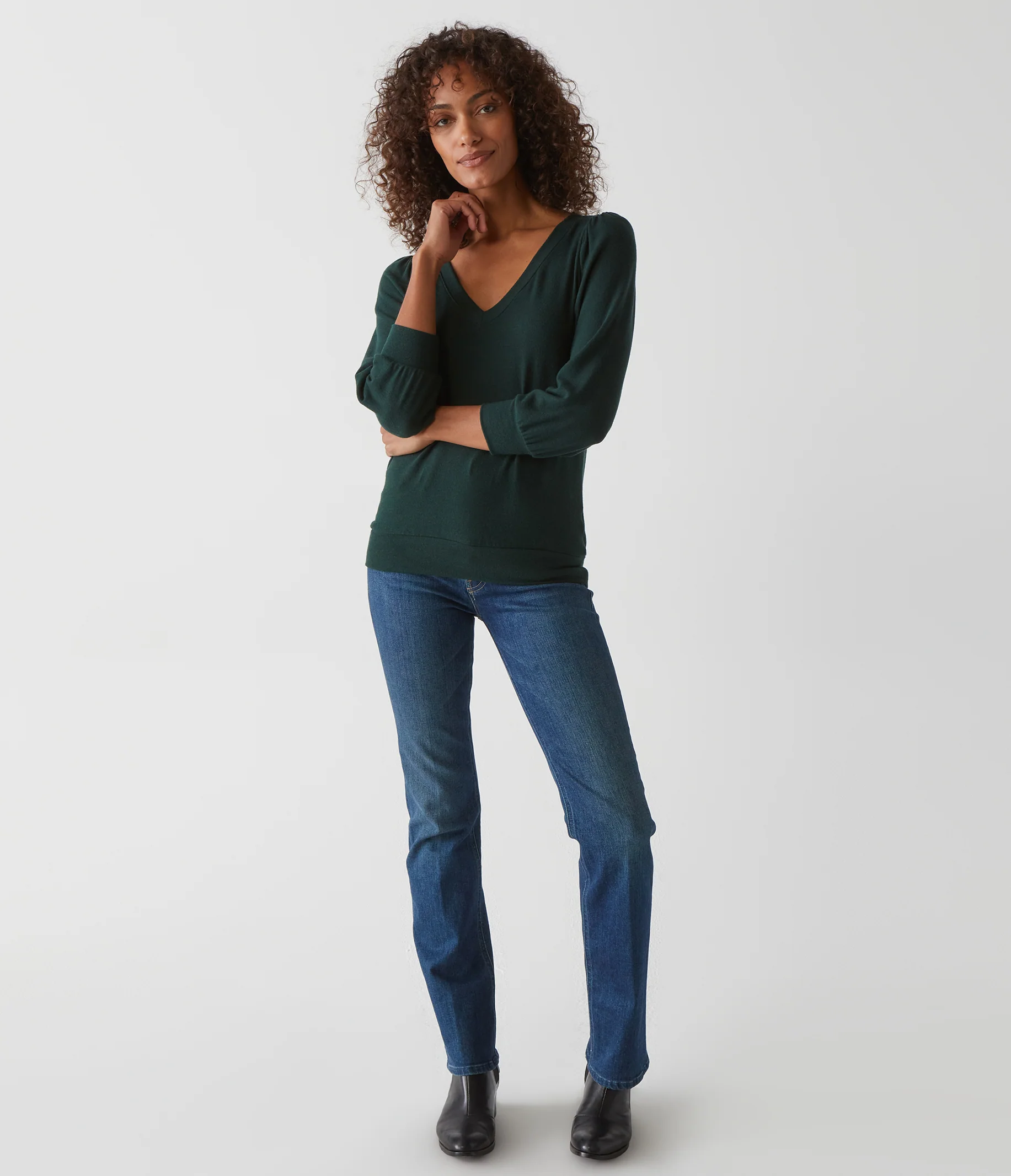 Gabriella V-Neck Top - Image 52