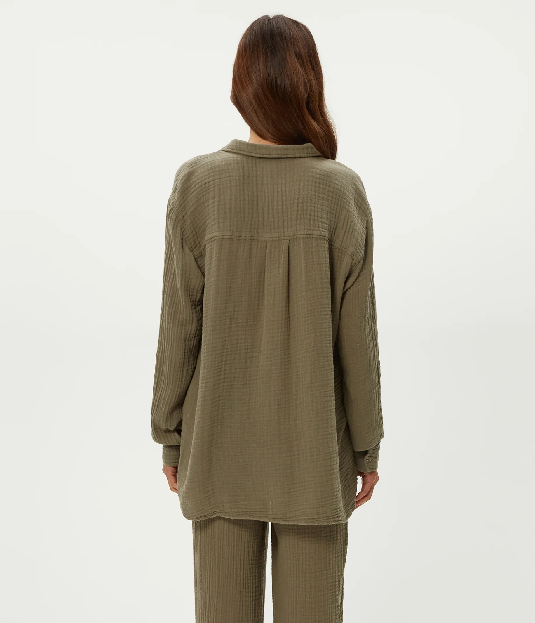 Leo Gauze Button Down Shirt - Image 12