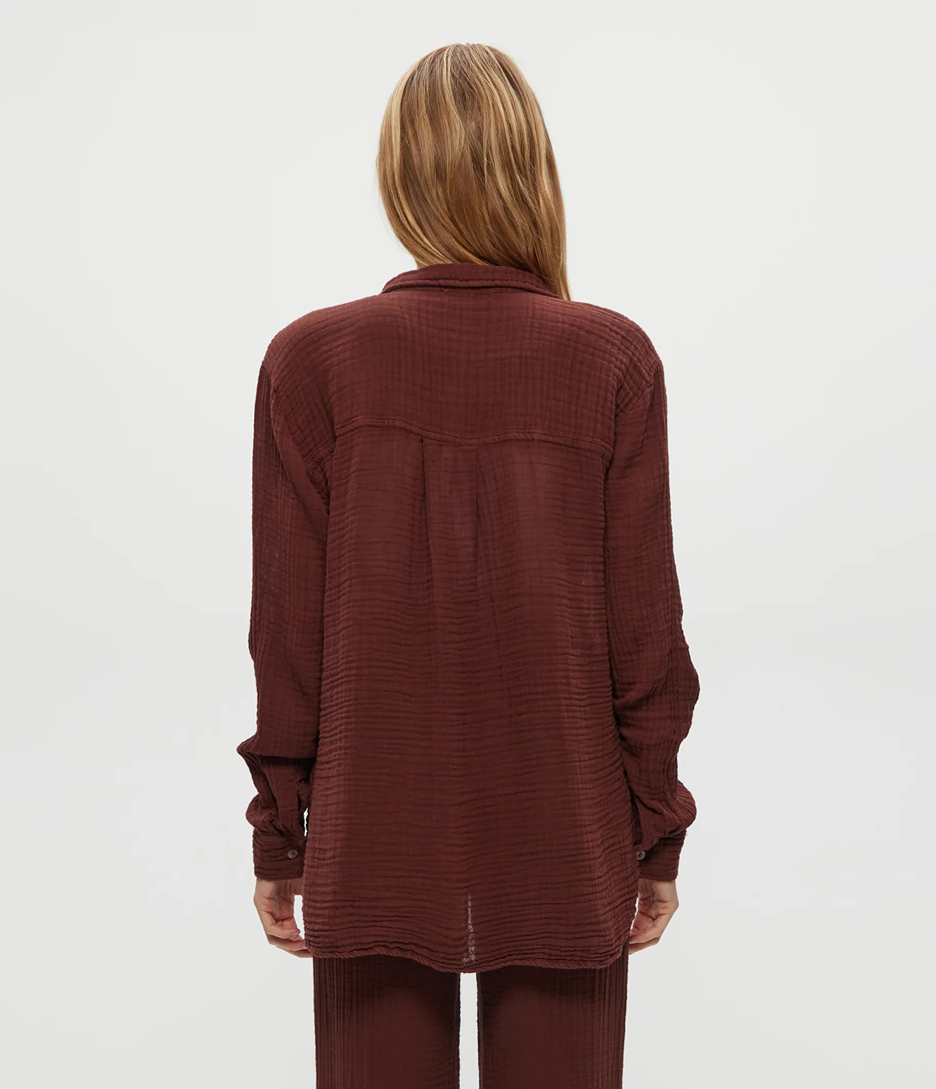 Leo Gauze Button Down Shirt - Image 20