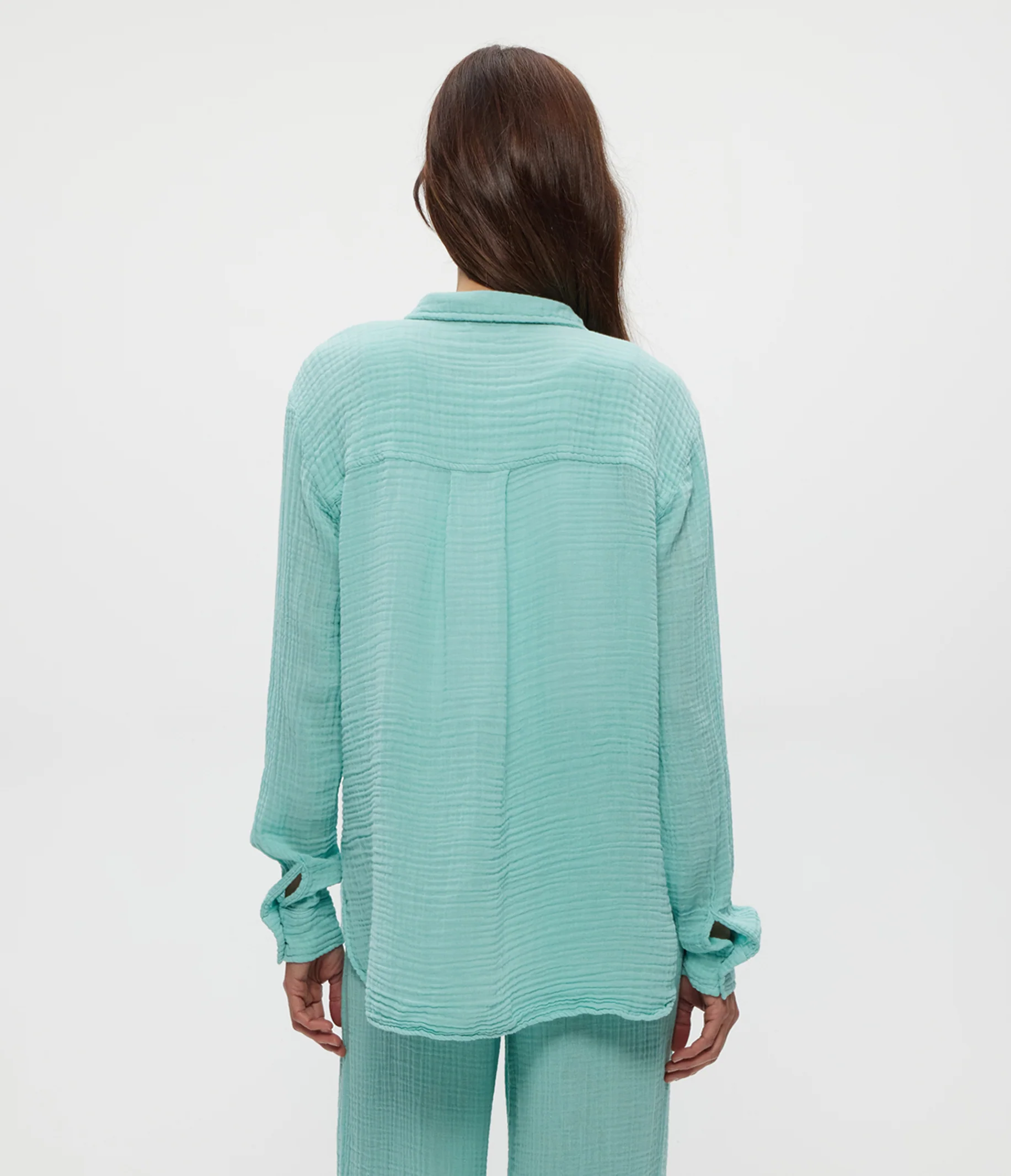 Leo Gauze Button Down Shirt - Image 25