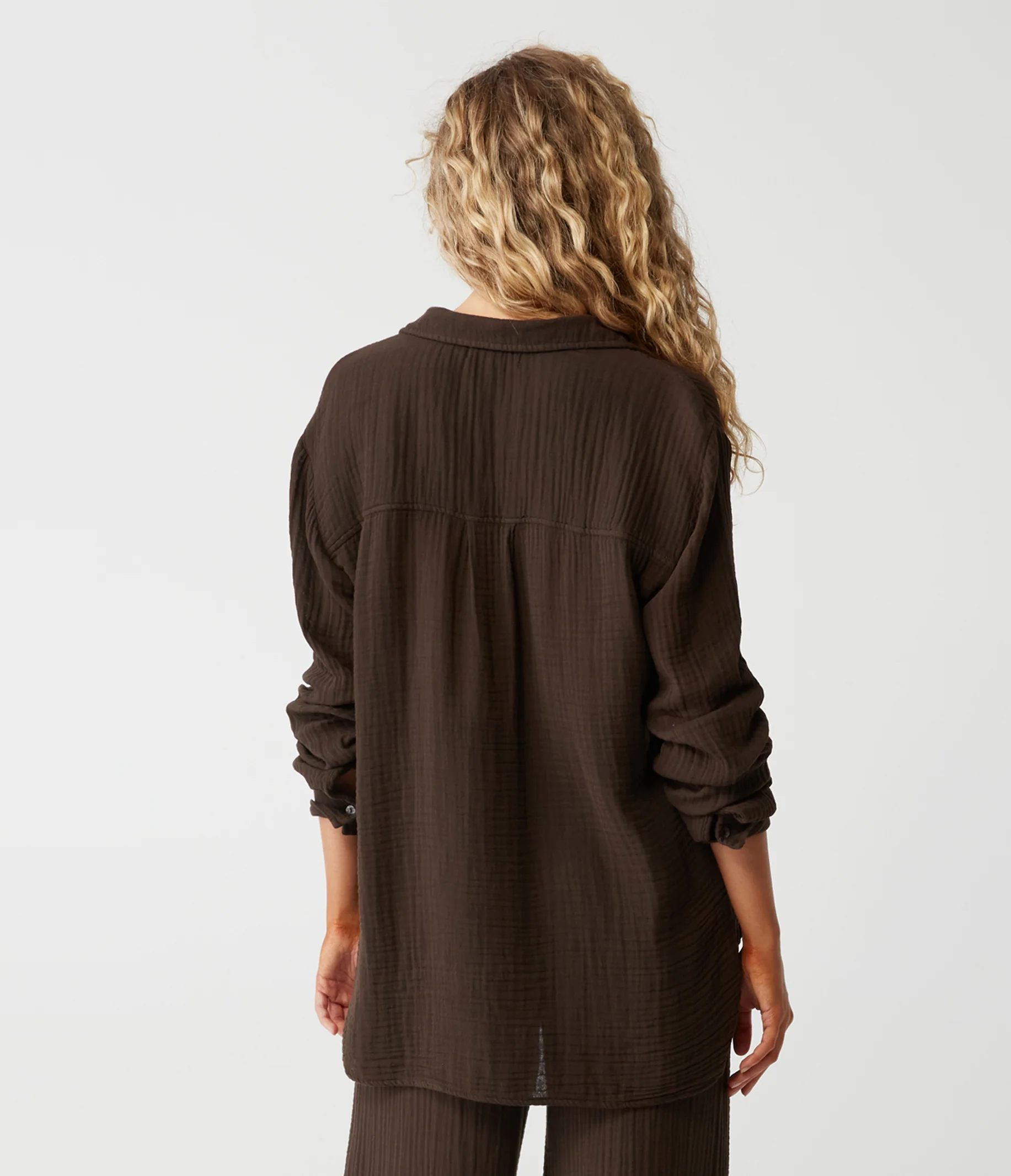 Leo Gauze Button Down Shirt - Image 45