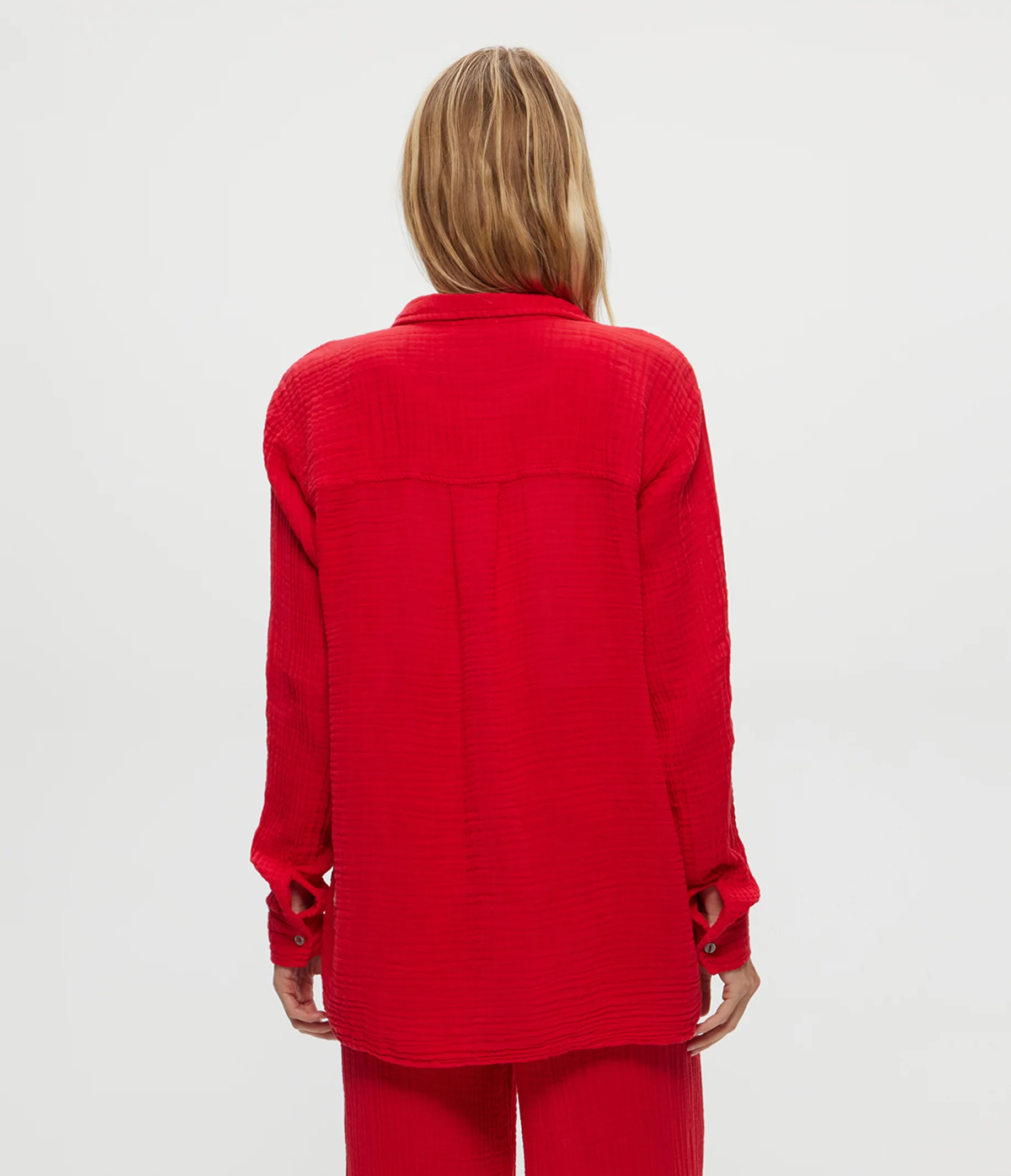 Leo Gauze Button Down Shirt - Image 53