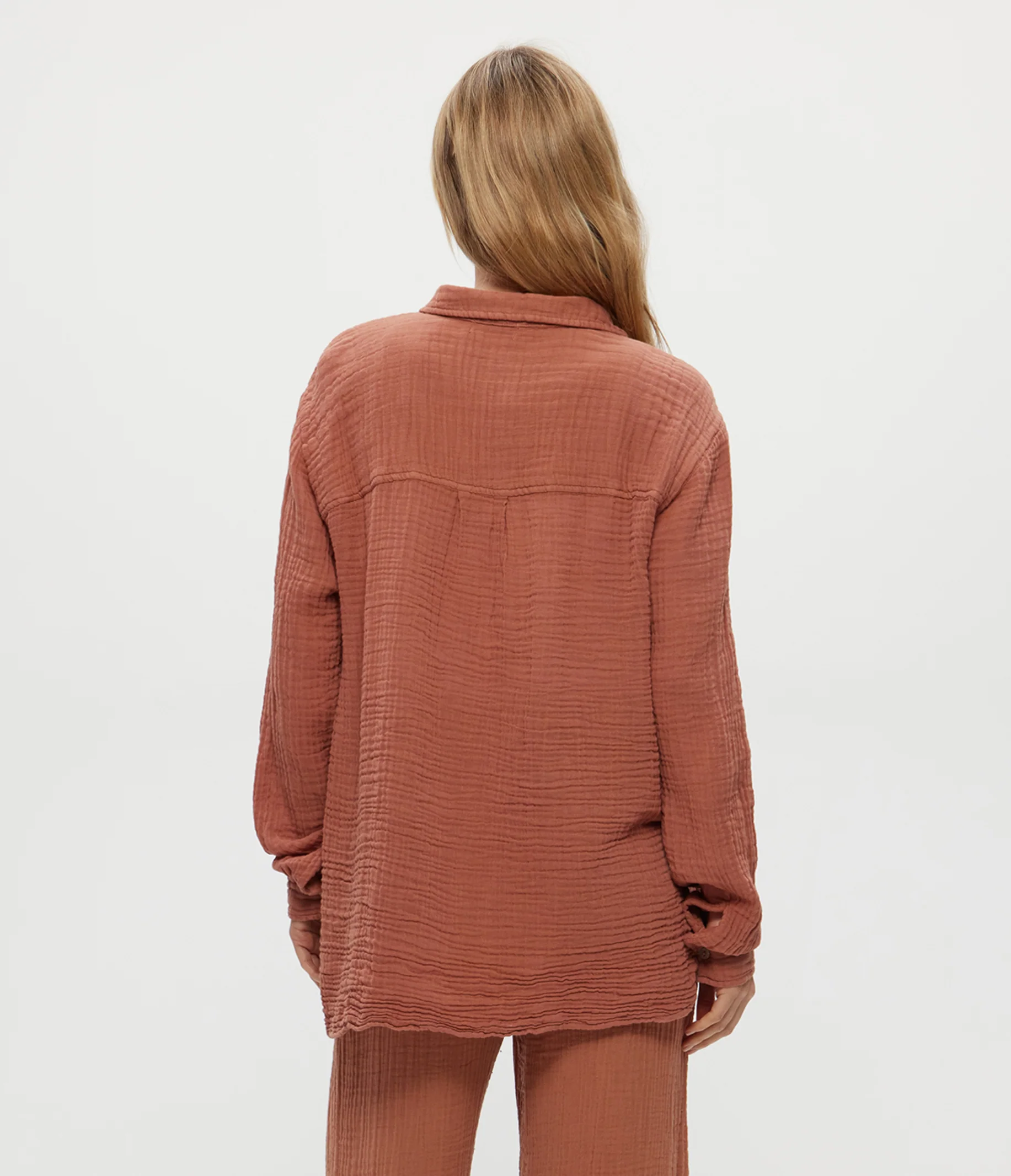 Leo Gauze Button Down Shirt - Image 57