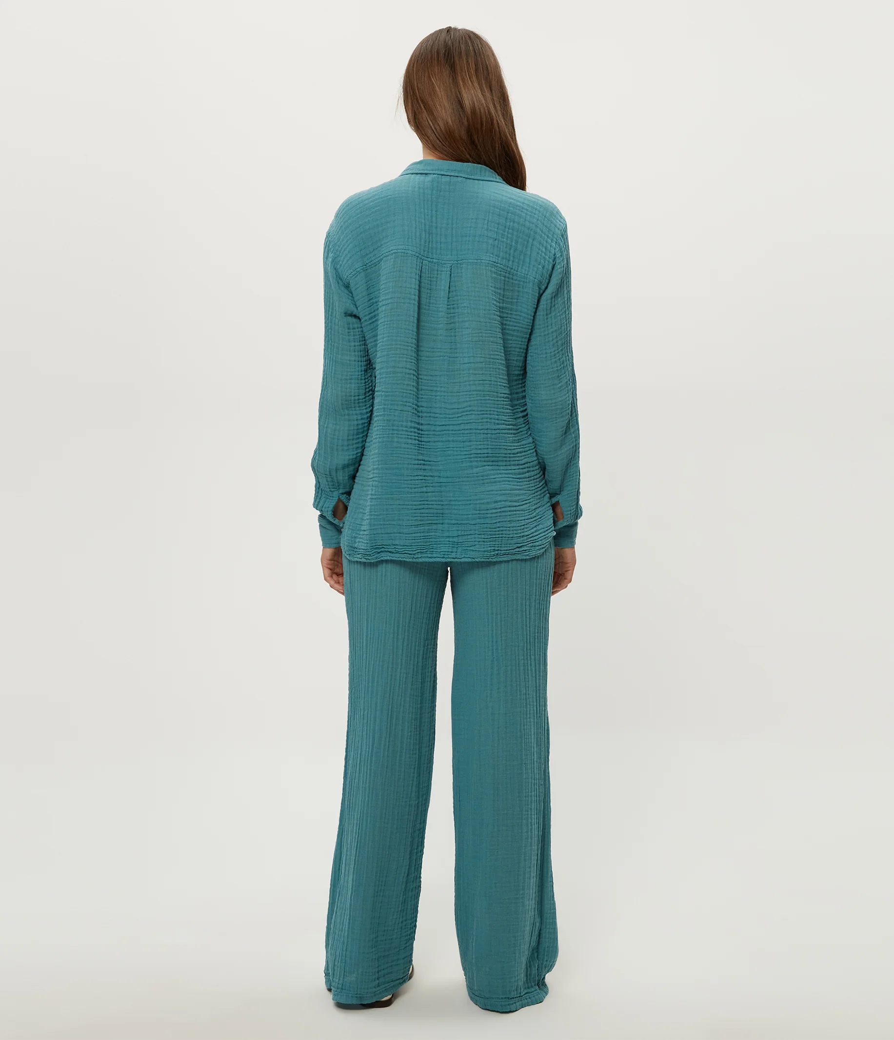 Leo Gauze Button Down Shirt - Image 77