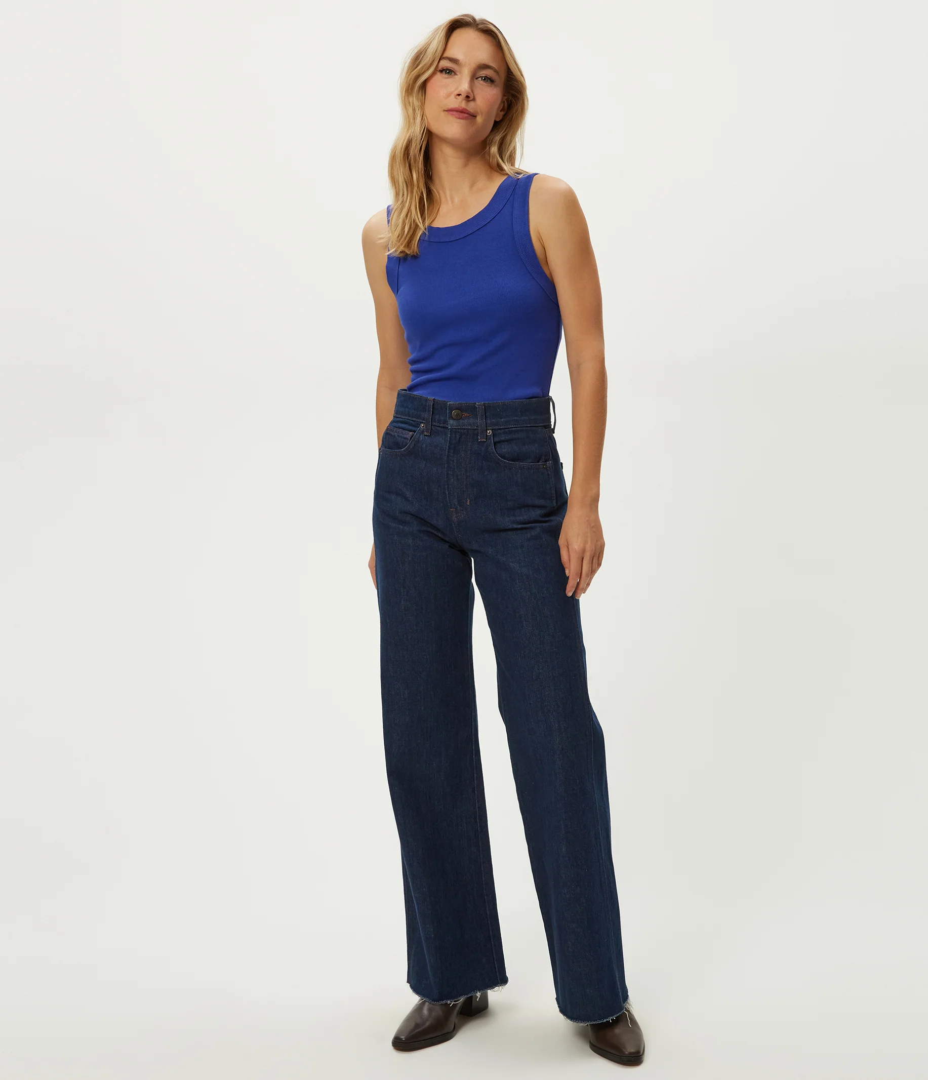 Halley Ribbed Tank with Ruching - Image 15