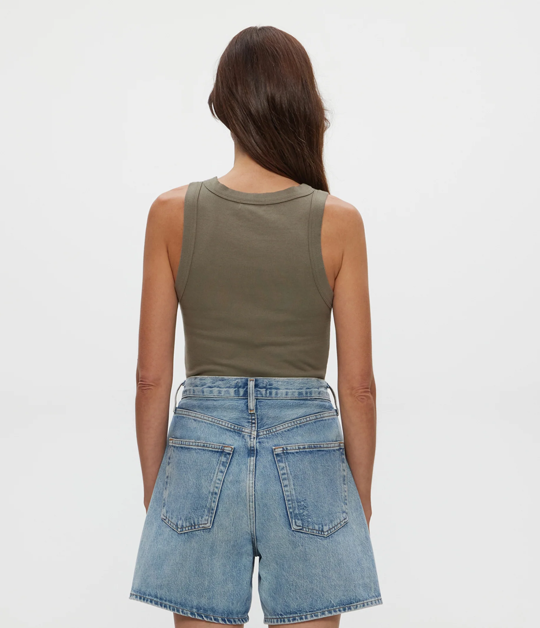 Halley Ribbed Tank with Ruching - Image 21