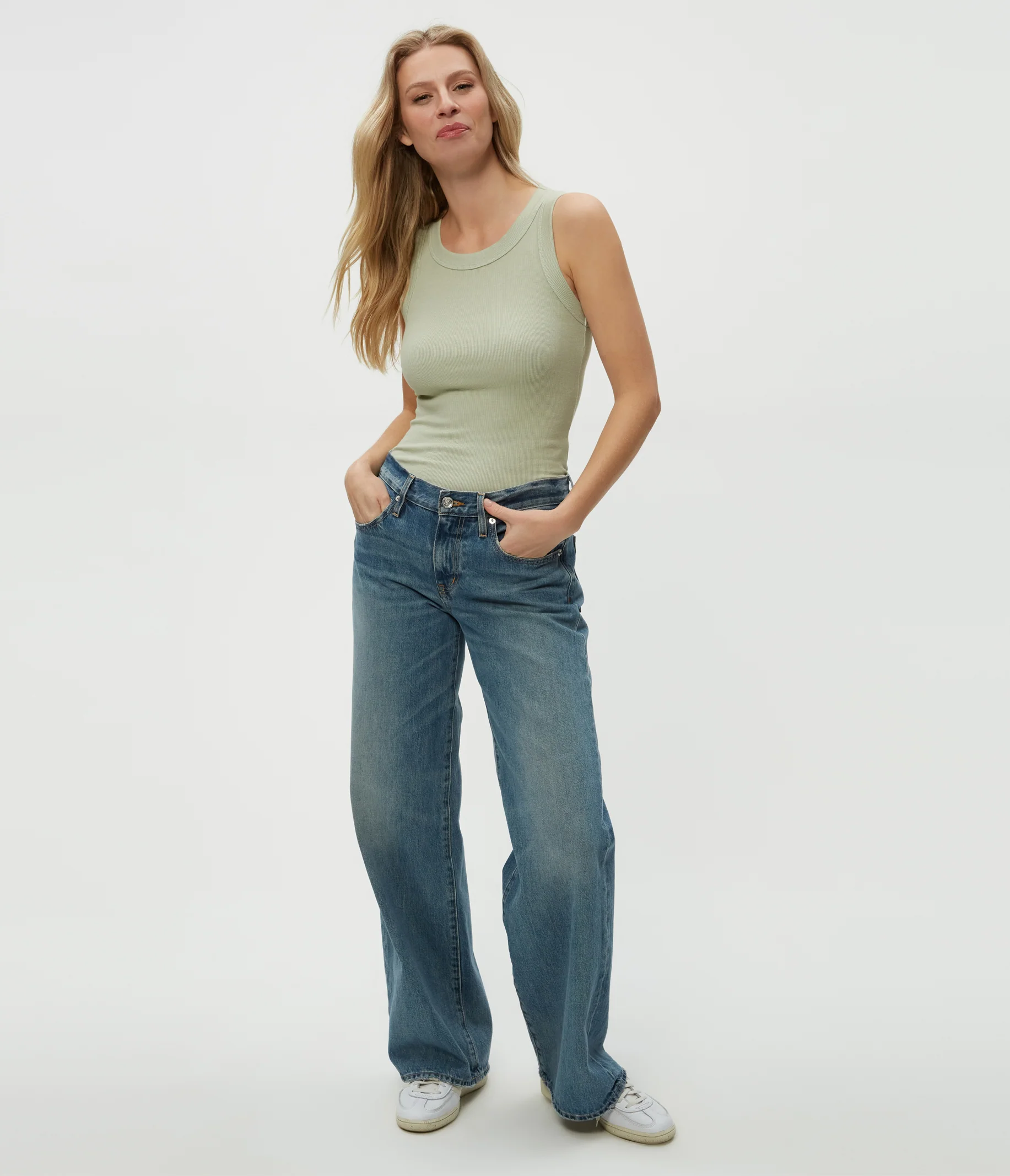 Halley Ribbed Tank with Ruching - Image 48