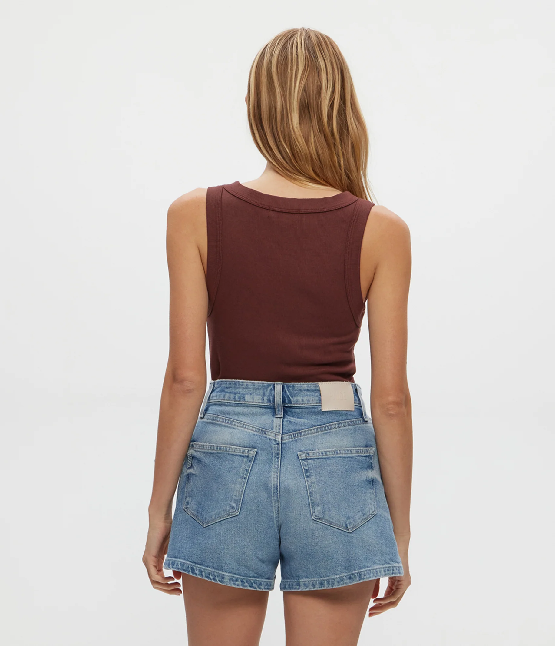 Halley Ribbed Tank with Ruching - Image 58