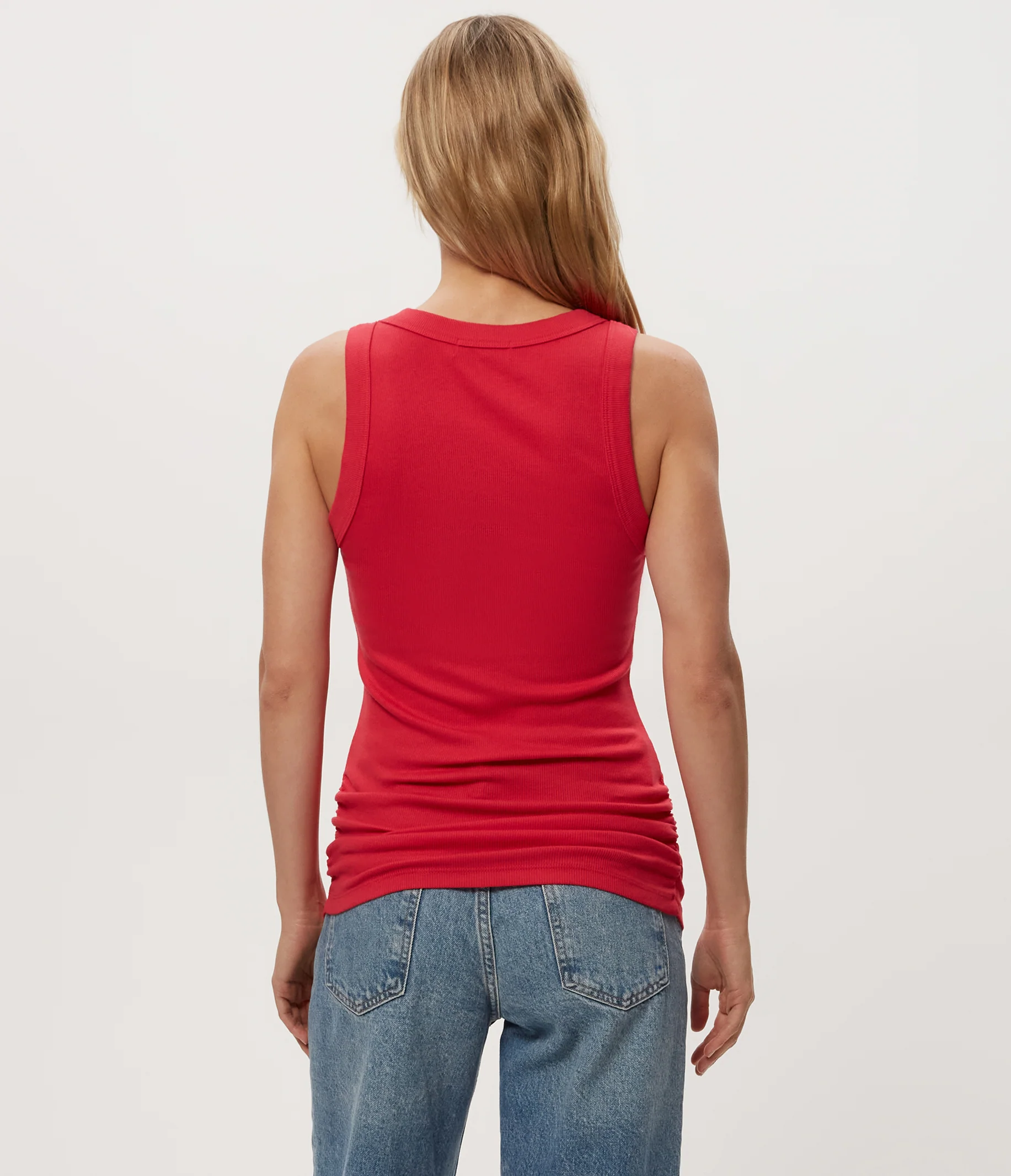 Halley Ribbed Tank with Ruching - Image 63