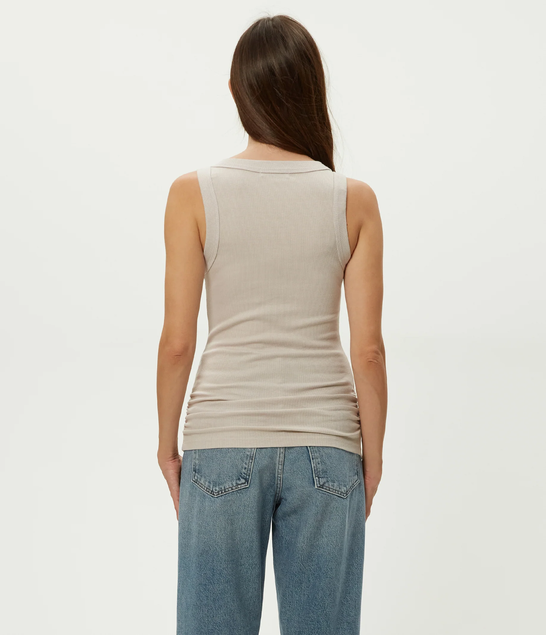 Halley Ribbed Tank with Ruching - Image 71