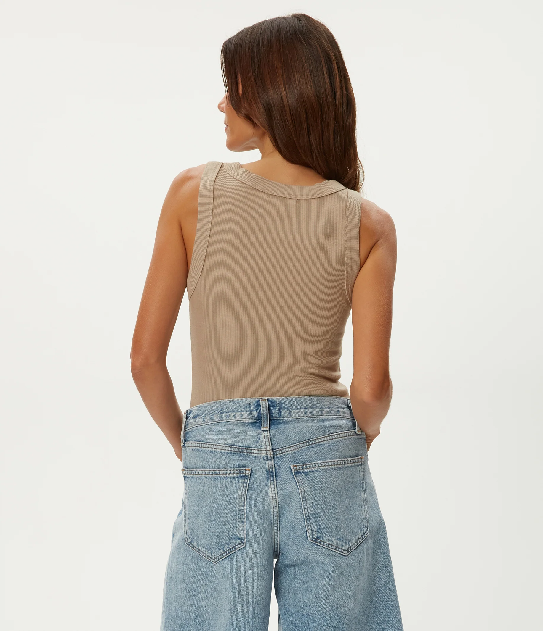 Halley Ribbed Tank with Ruching - Image 75