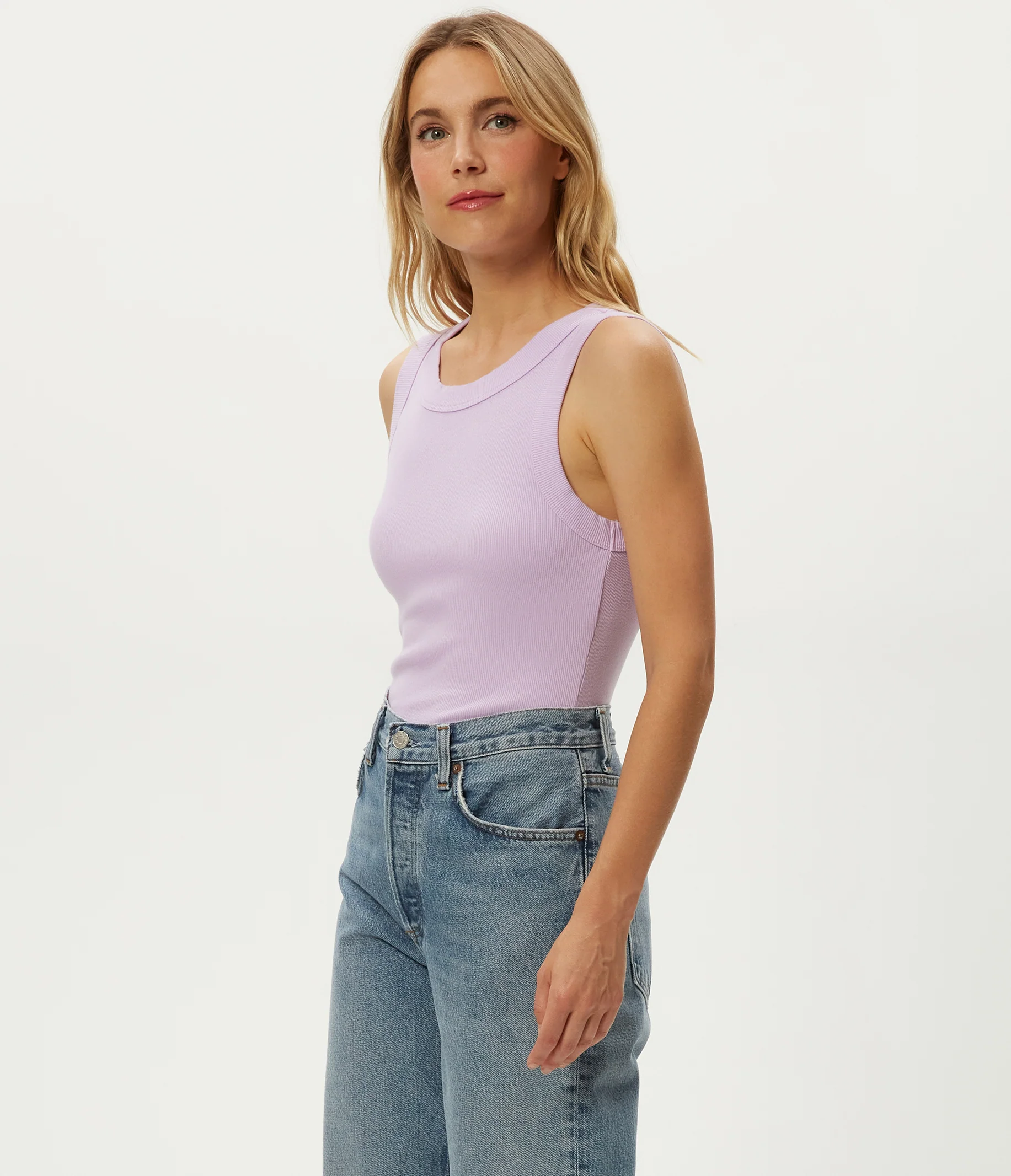 Halley Ribbed Tank with Ruching - Image 78