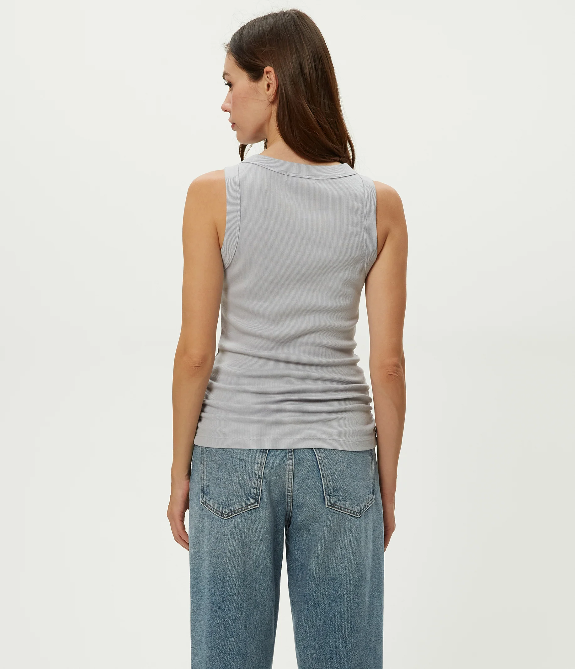 Halley Ribbed Tank with Ruching - Image 83