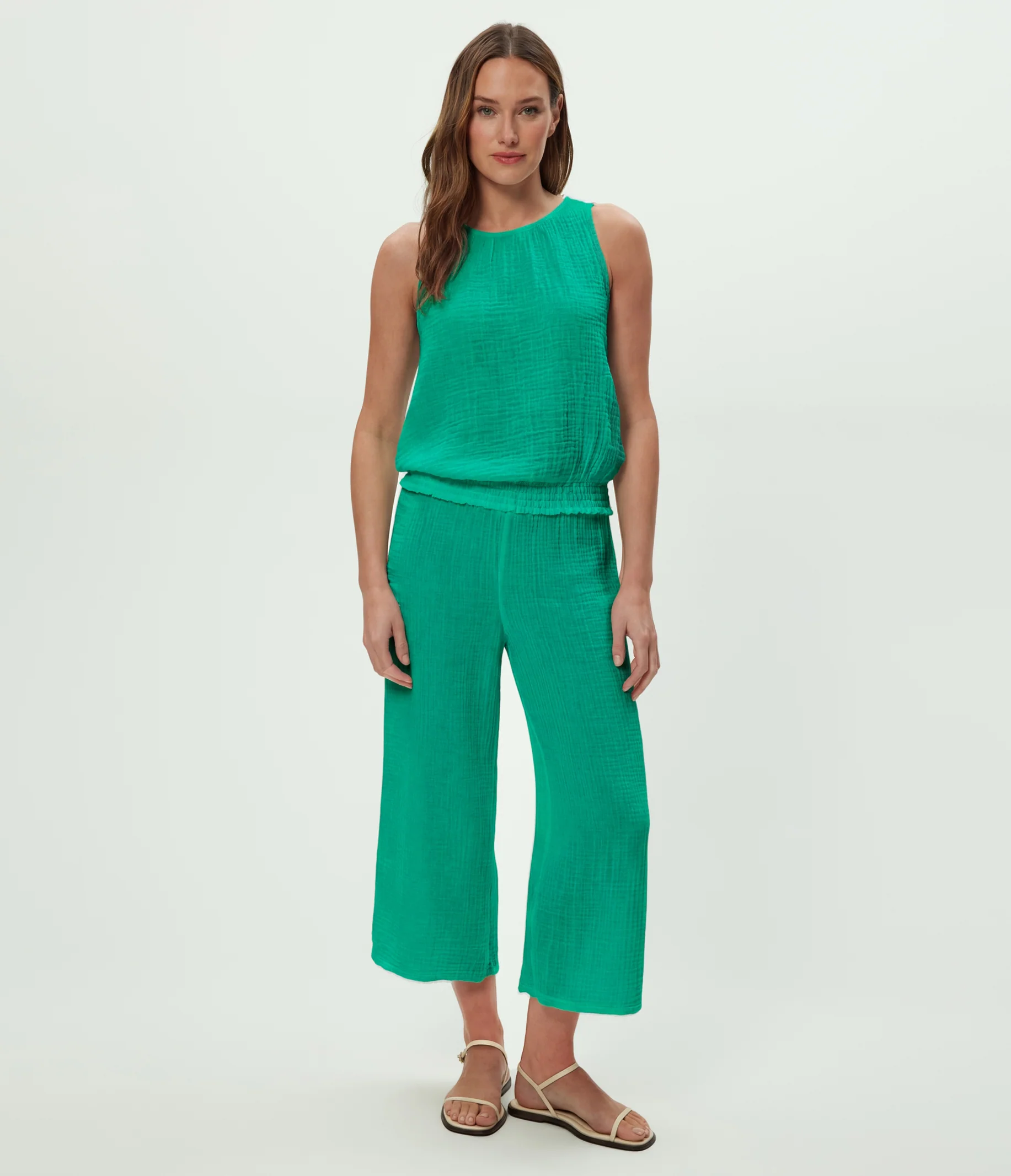 Janelle Tie Neck Tank - Image 100