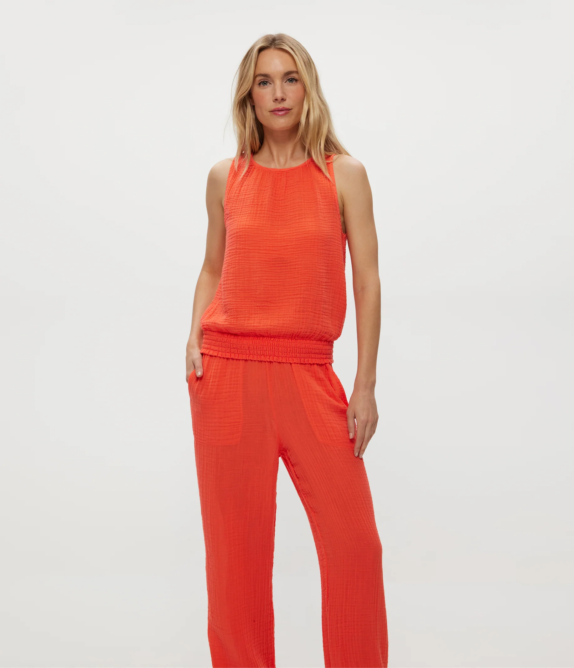 Janelle Tie Neck Tank - Image 13