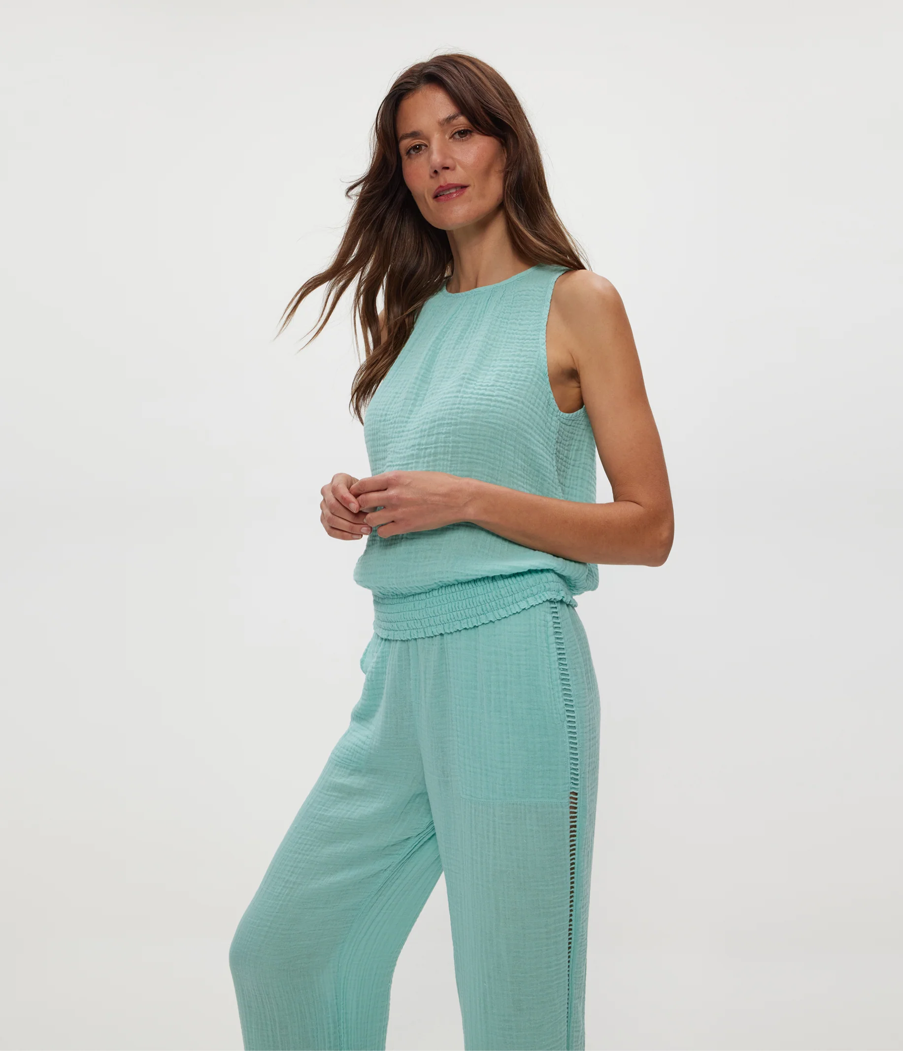 Janelle Tie Neck Tank - Image 17