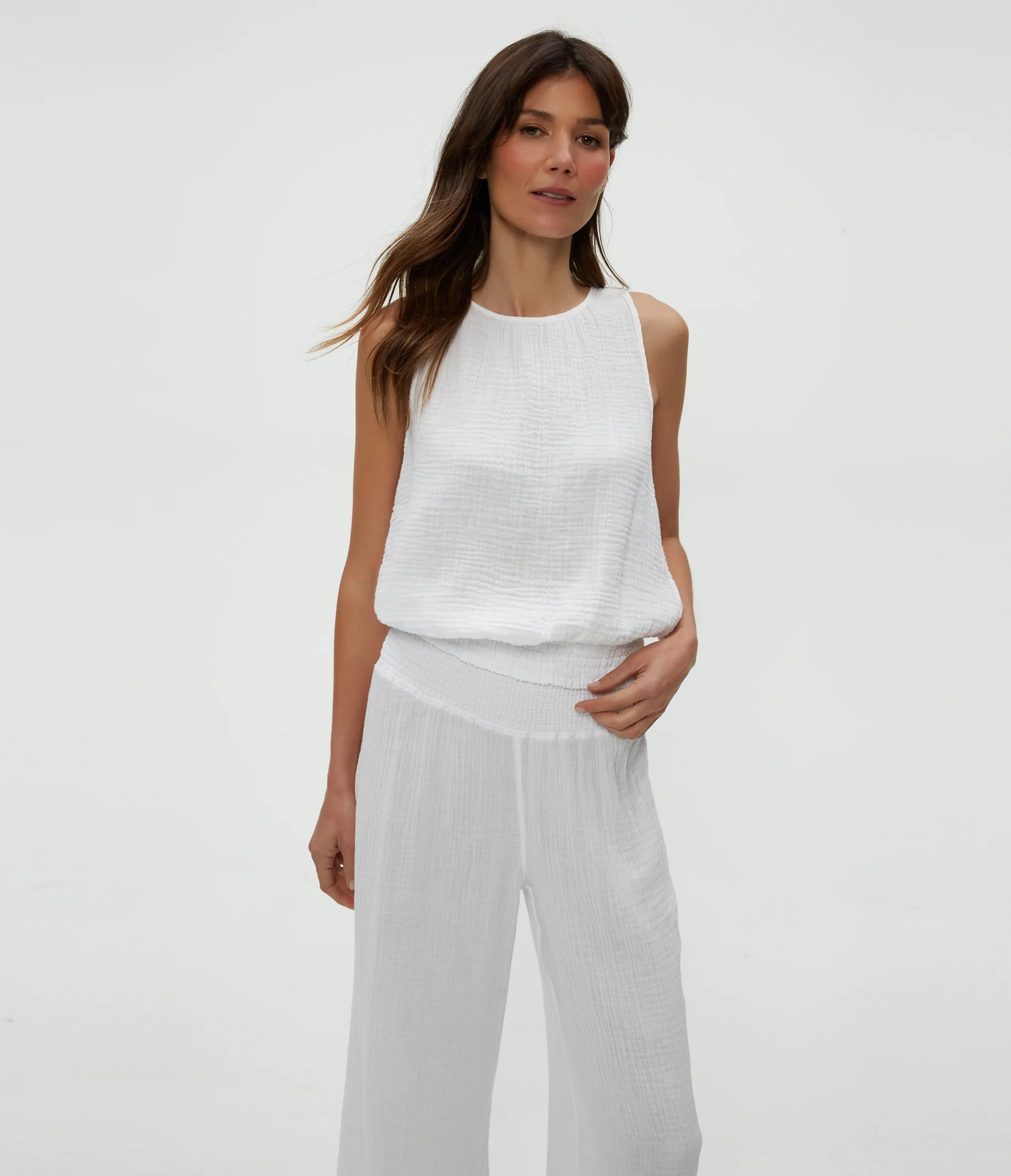 Janelle Tie Neck Tank - Image 21