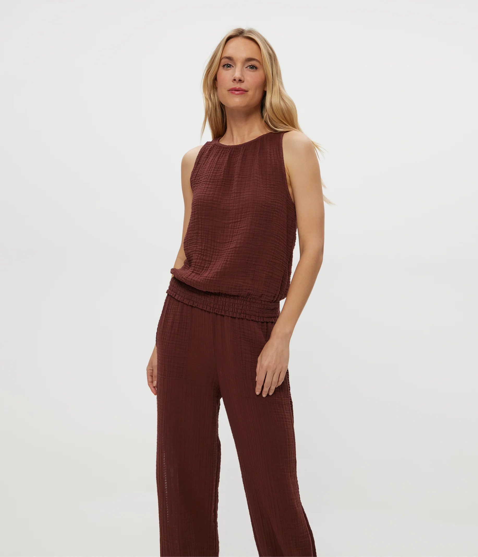 Janelle Tie Neck Tank - Image 33