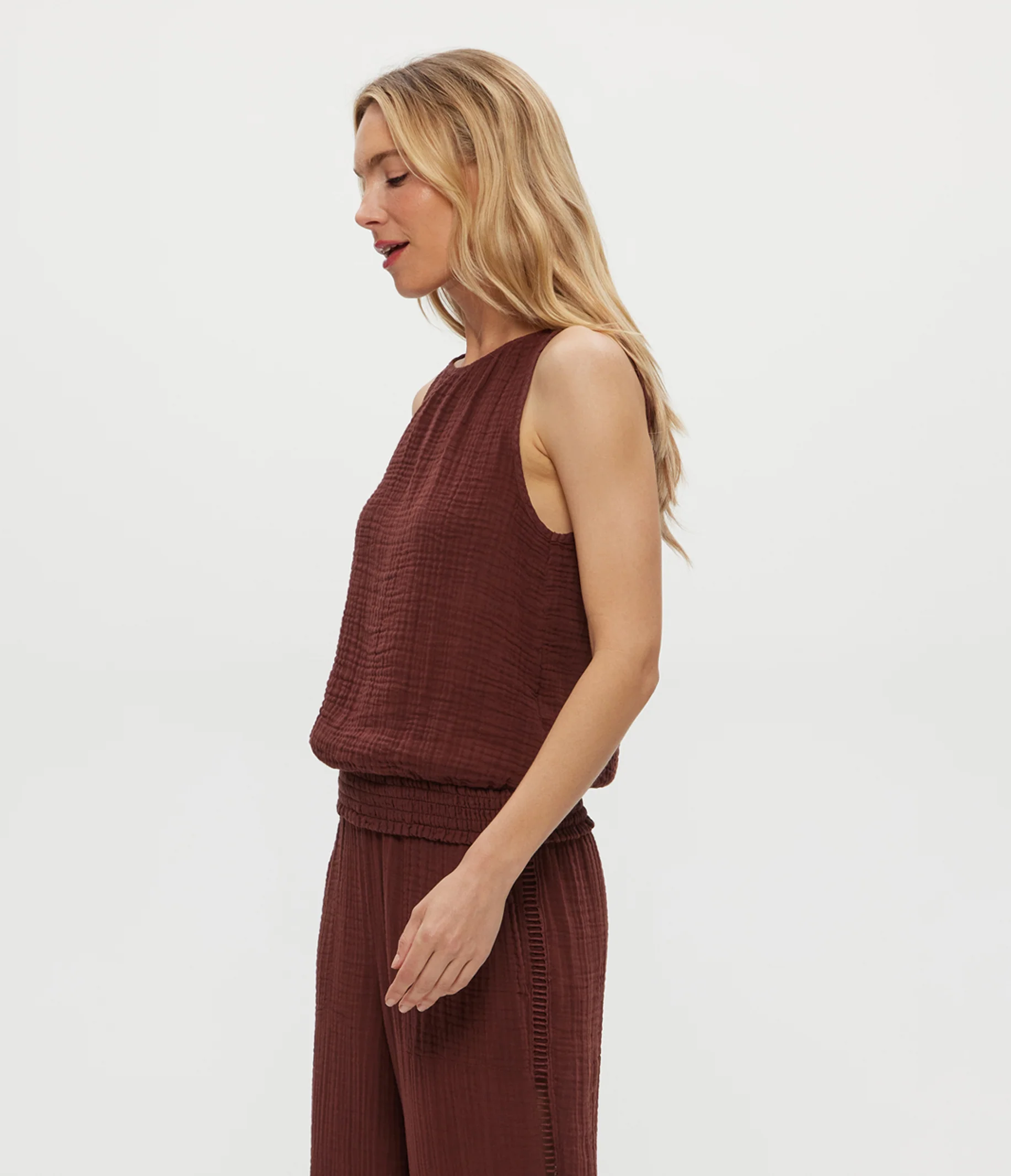 Janelle Tie Neck Tank - Image 35