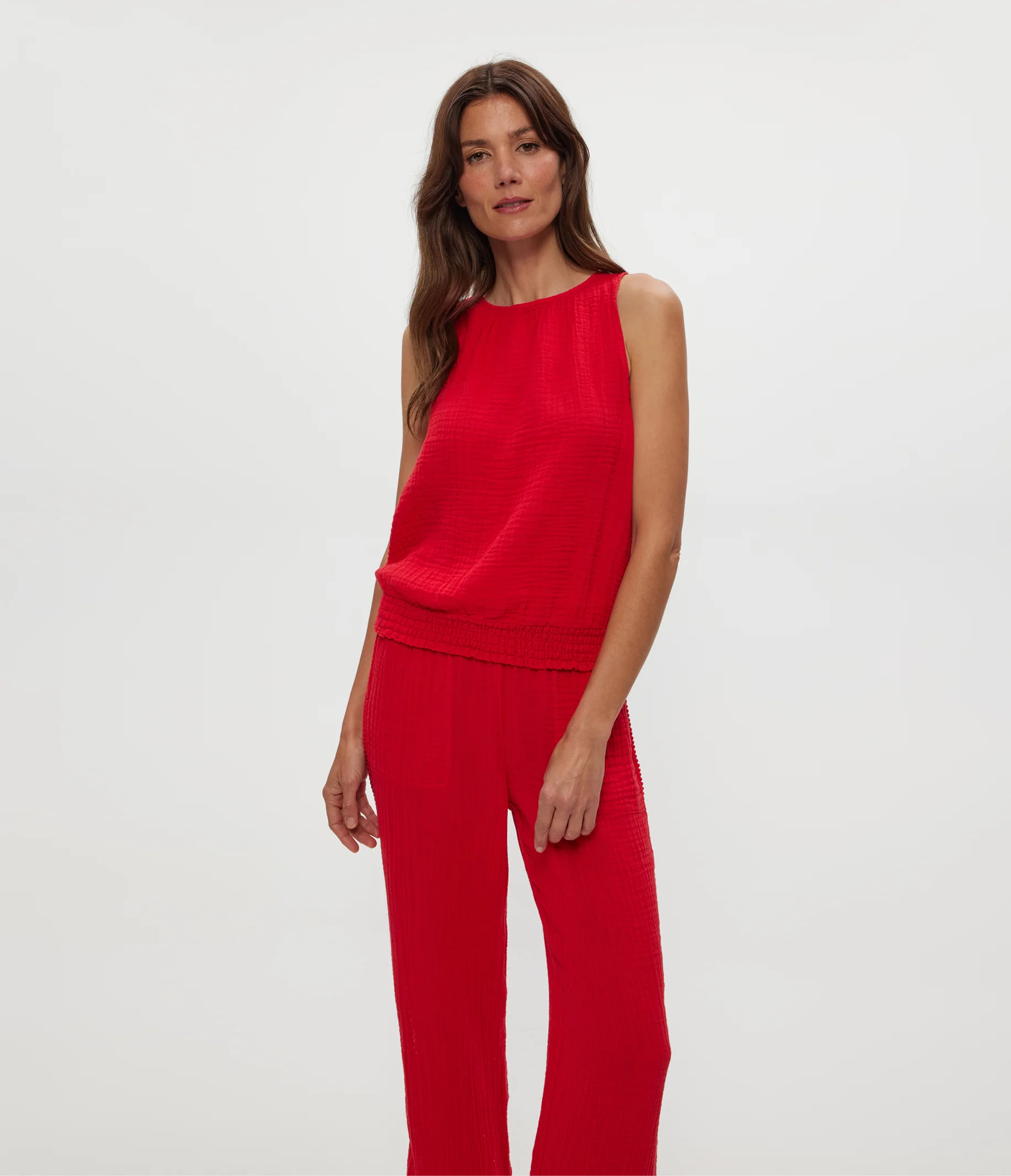 Janelle Tie Neck Tank - Image 37