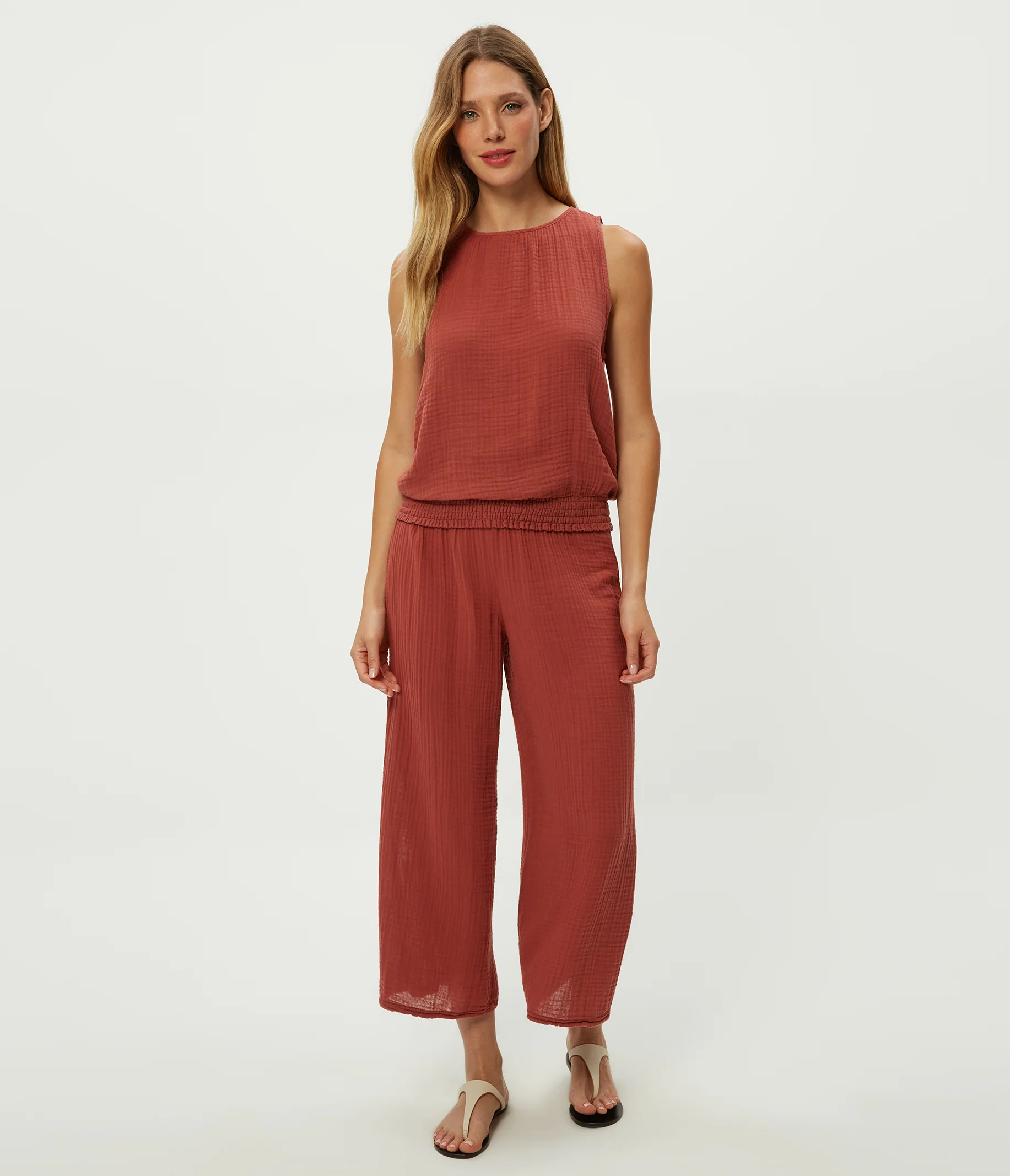 Janelle Tie Neck Tank - Image 42