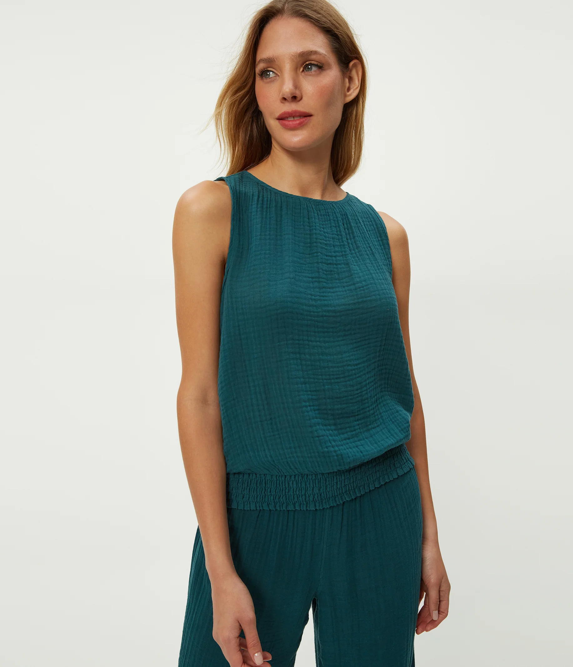 Janelle Tie Neck Tank - Image 45