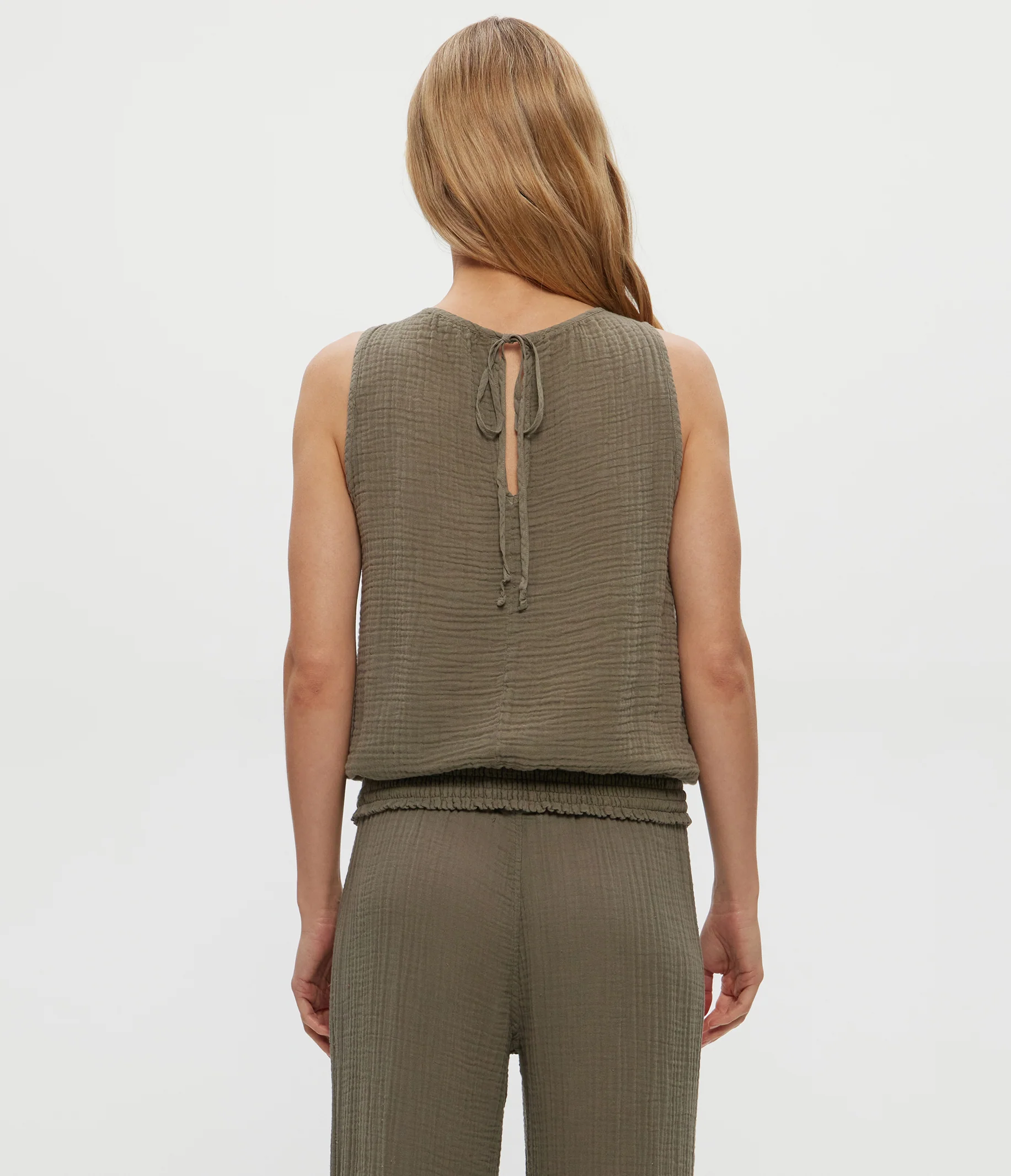 Janelle Tie Neck Tank - Image 52