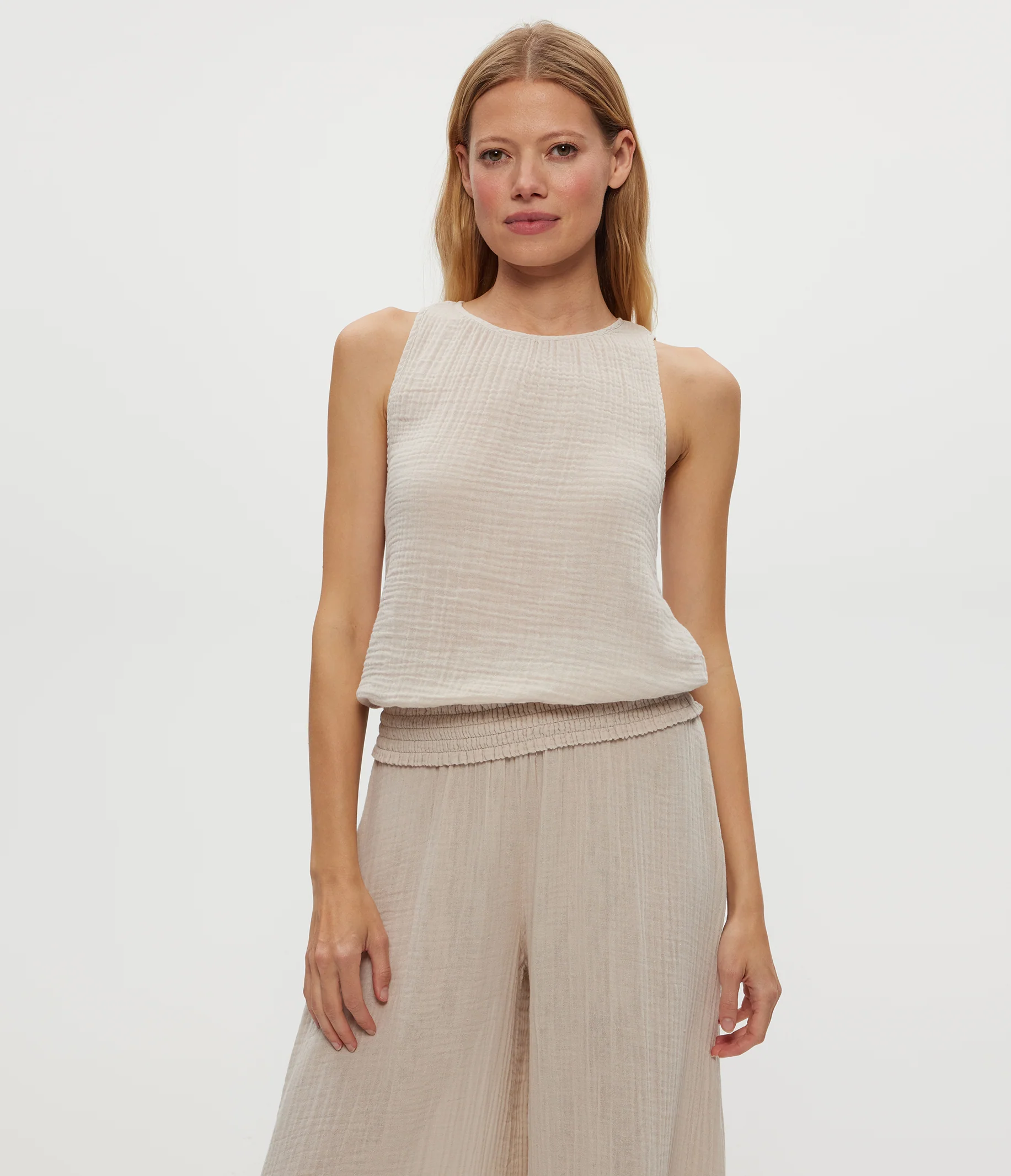Janelle Tie Neck Tank - Image 53