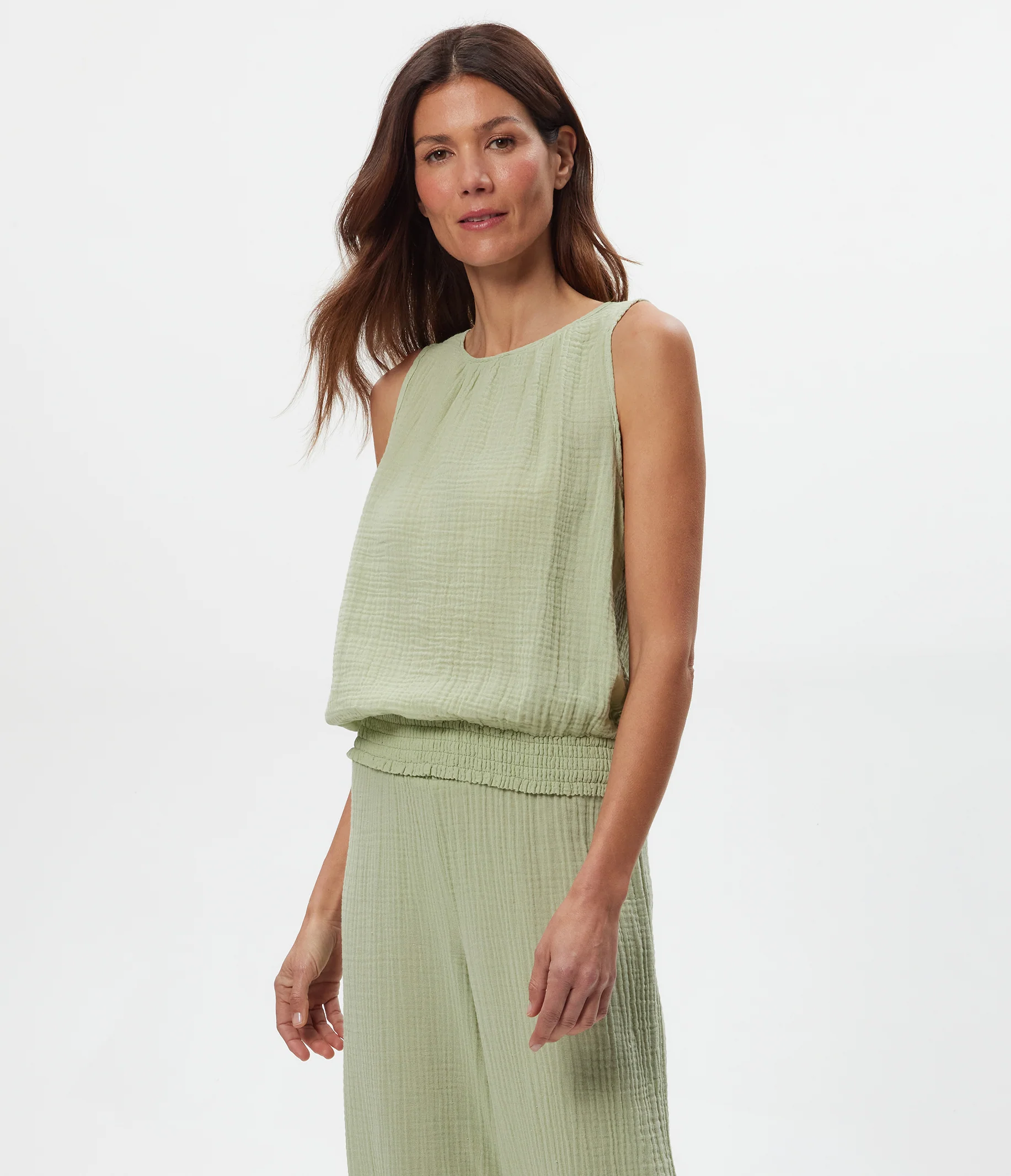 Janelle Tie Neck Tank - Image 57