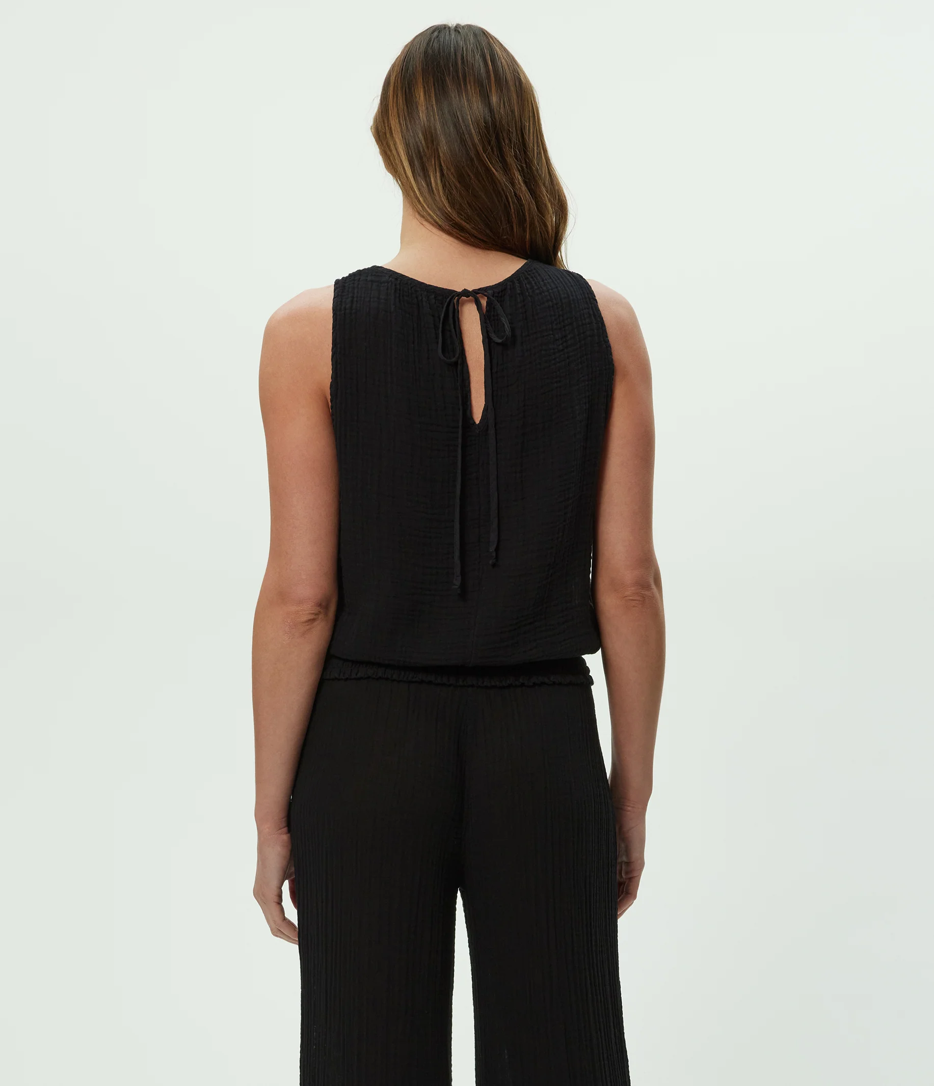 Janelle Tie Neck Tank - Image 64