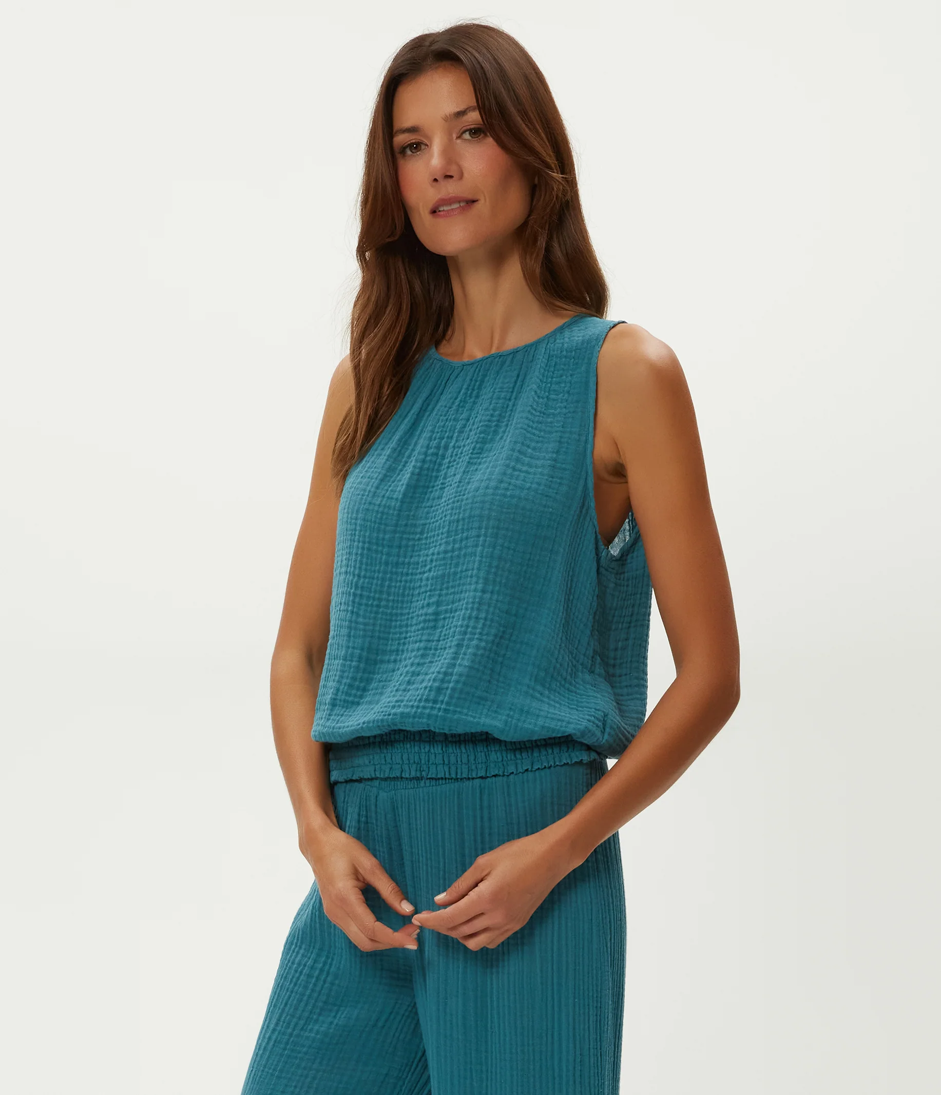 Janelle Tie Neck Tank - Image 7