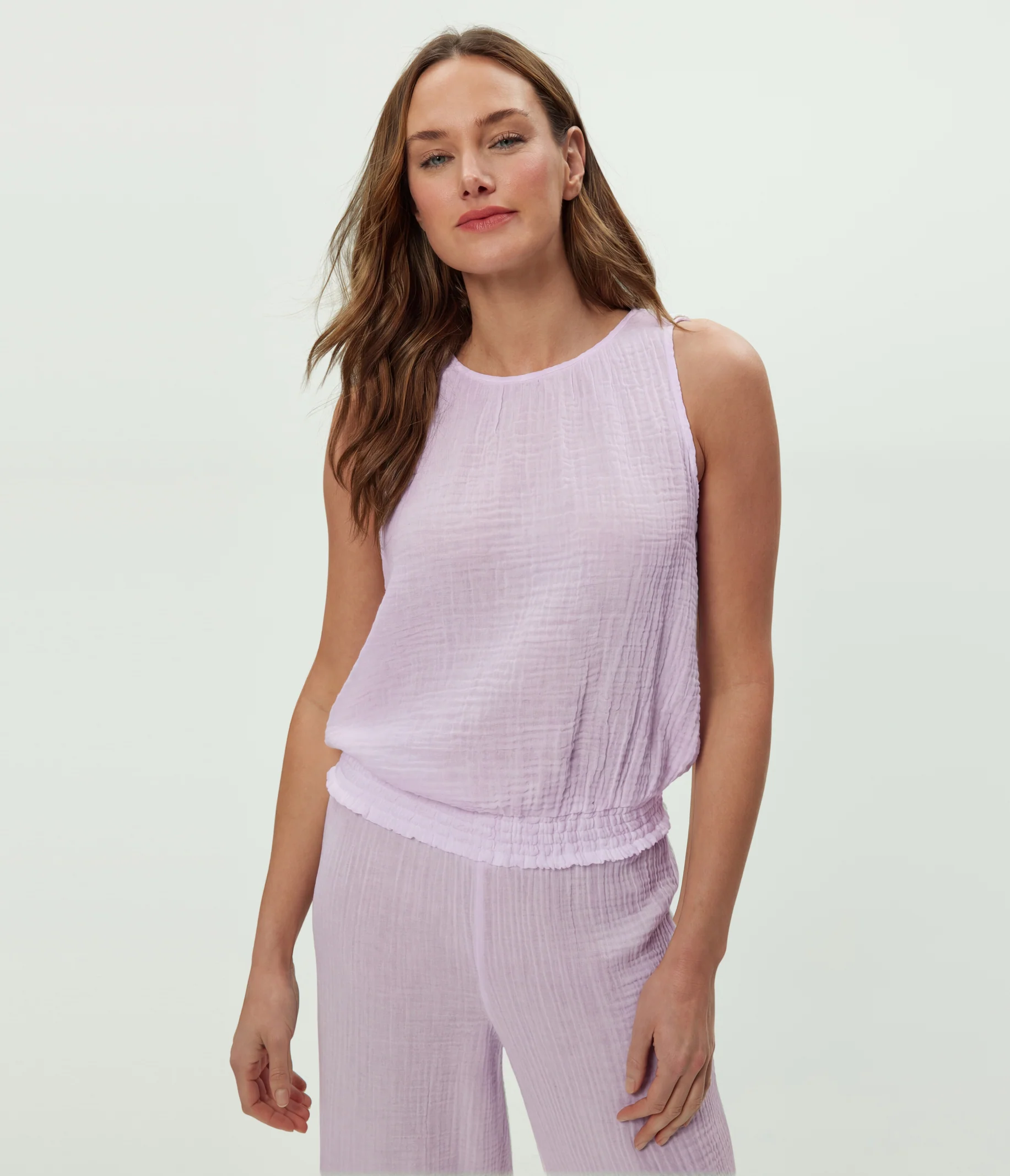 Janelle Tie Neck Tank - Image 75