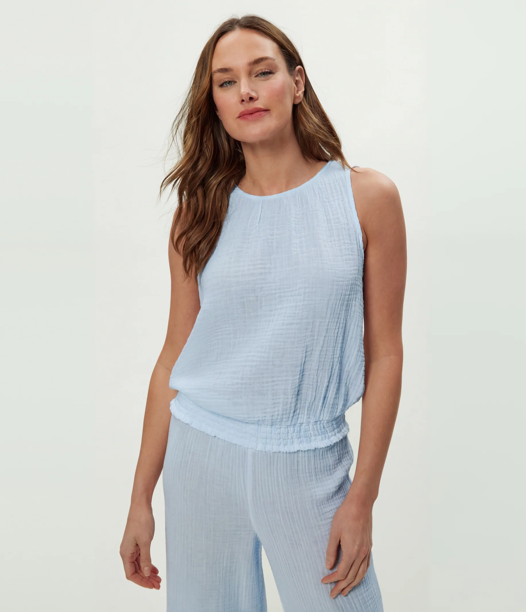 Janelle Tie Neck Tank - Image 79